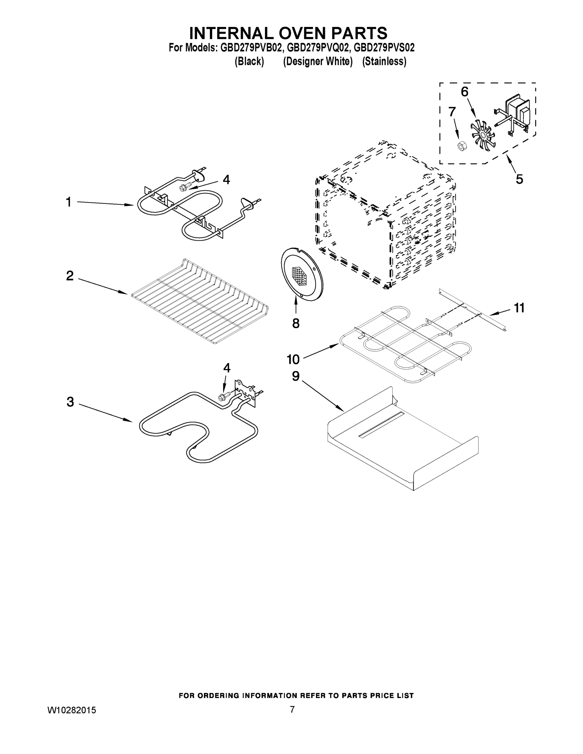 05 - INTERNAL OVEN PARTS