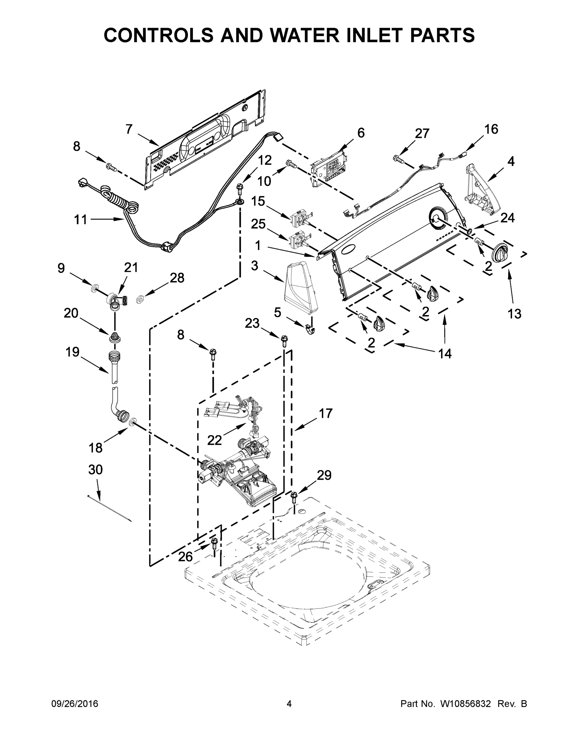 03 - CONTROLS AND WATER INLET PARTS
