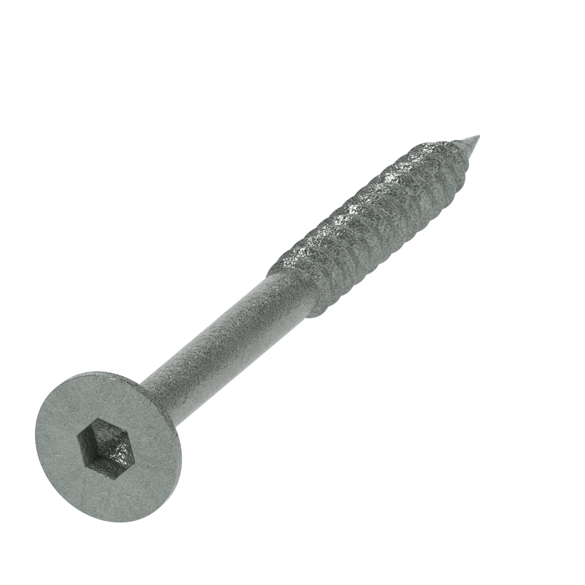 ZENITH® 14G x 75mm Class 3 Galvanised, Self Drilling, Internal Hex Drive, Bugle Batten Screws – External Use – 500 Pack