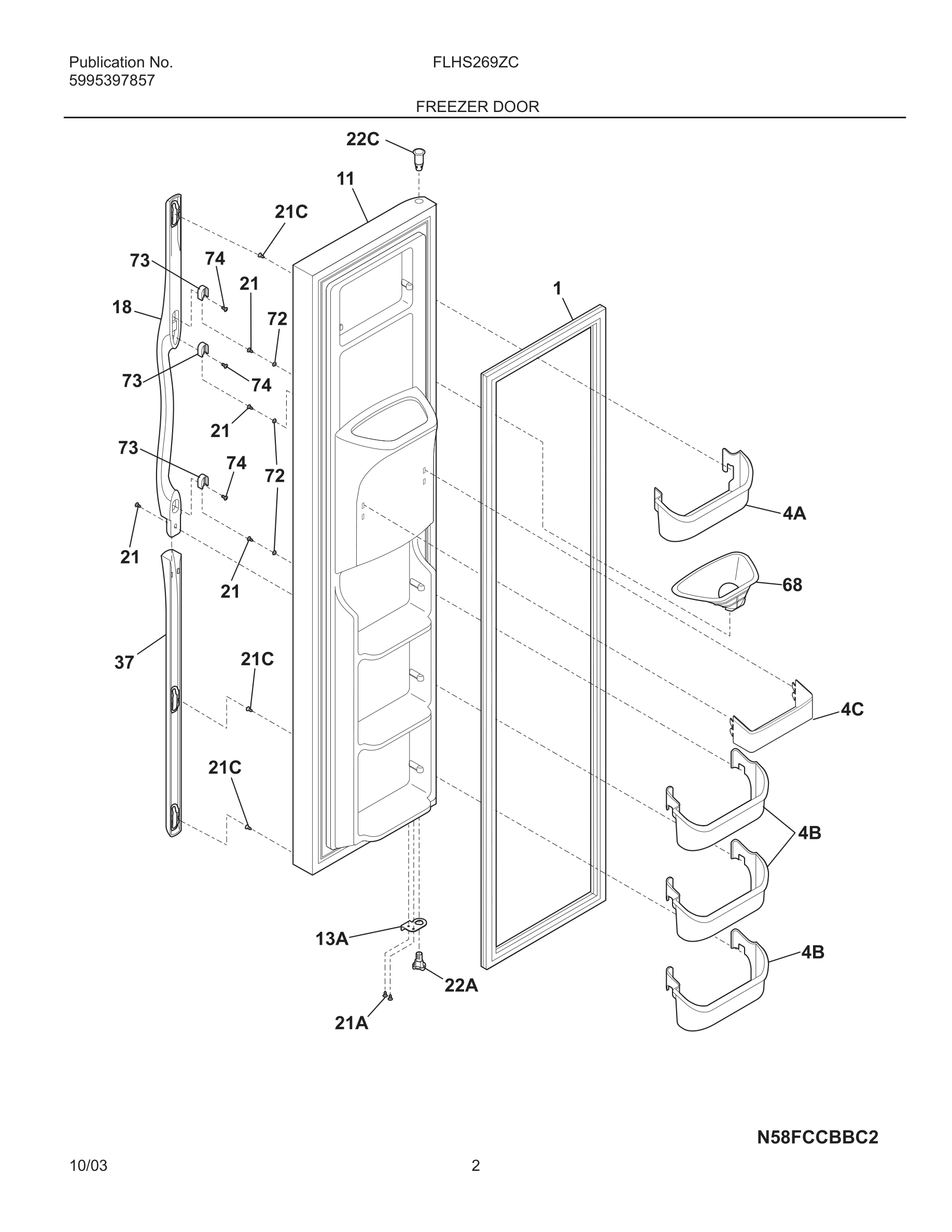 03 - FREEZER DOOR