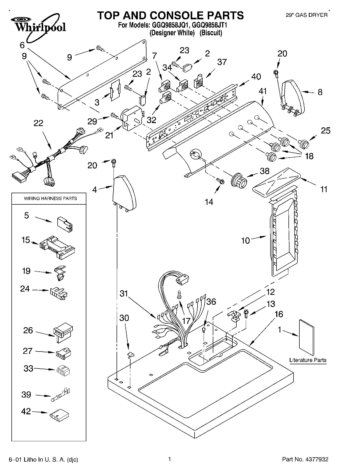 01 - TOP AND CONSOLE, LITERATURE