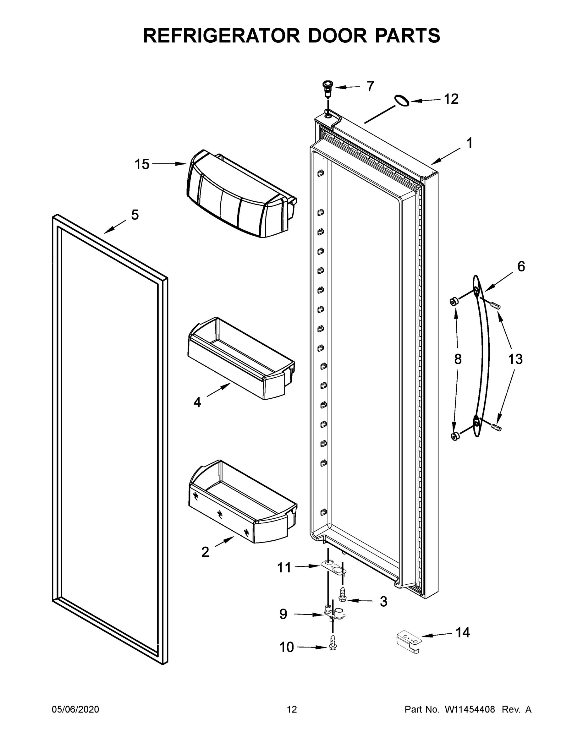 07 - REFRIGERATOR DOOR PARTS