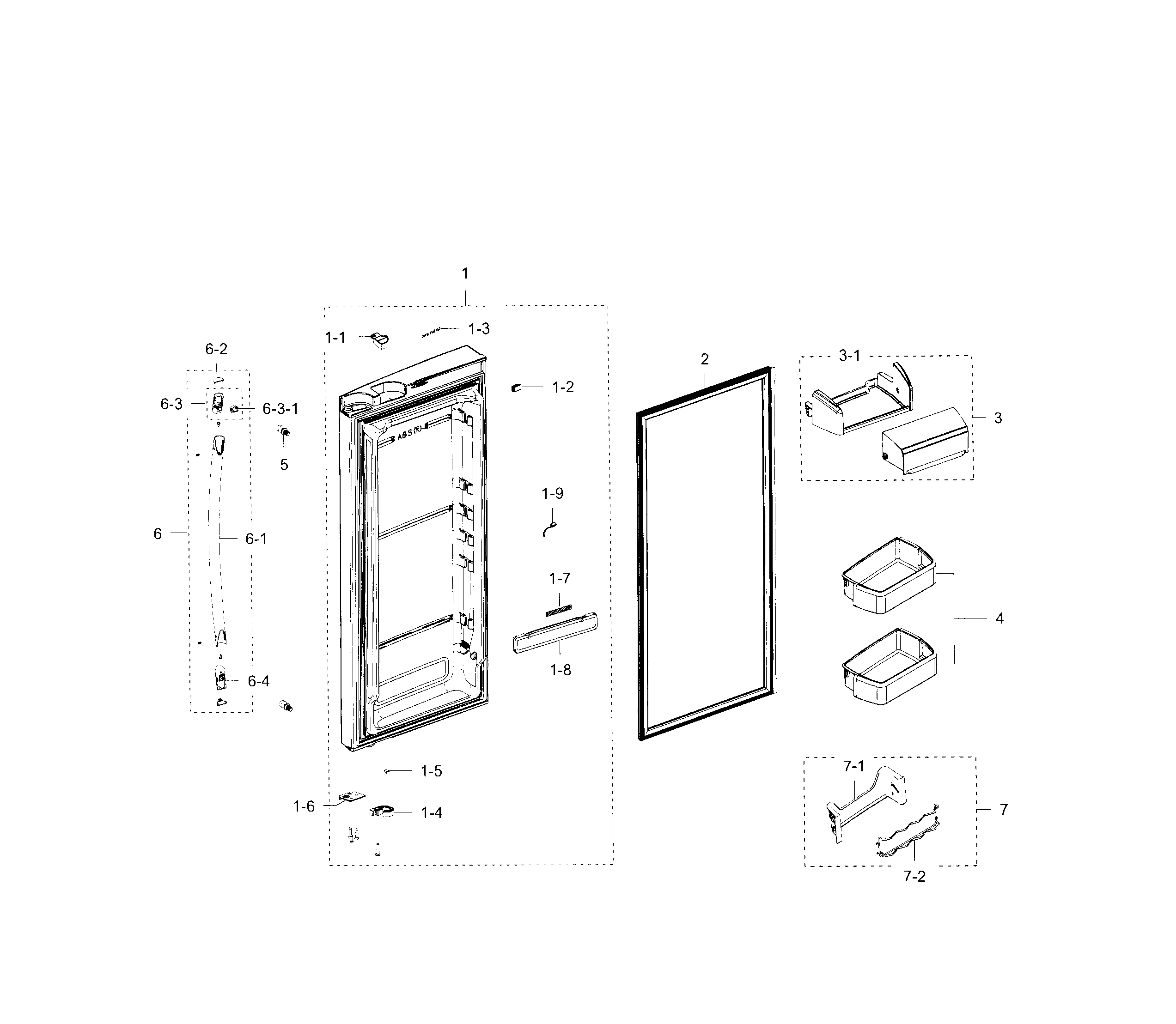 Refrigerator Door R