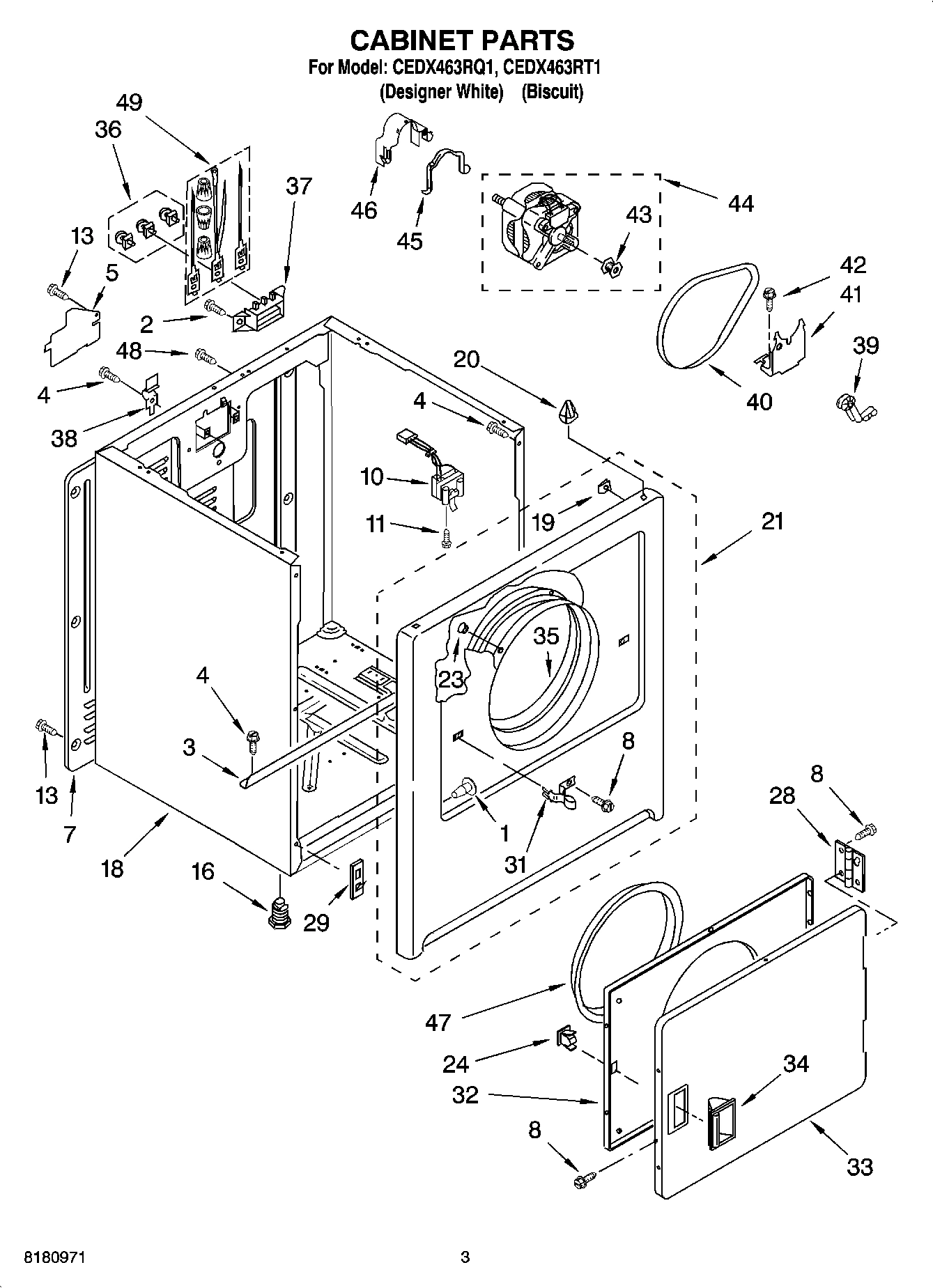 02 - CABINET PARTS