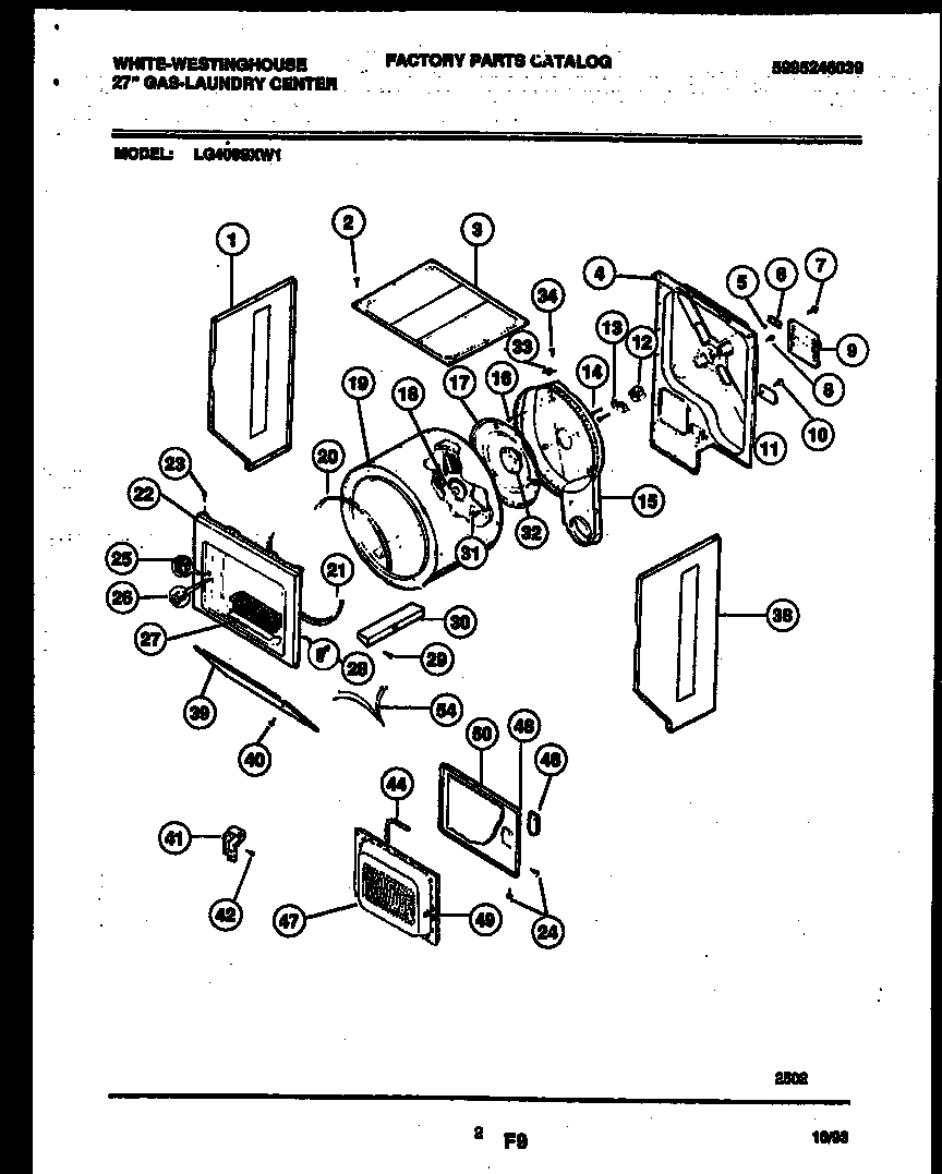 02 - CABINET AND COMPONENT PARTS