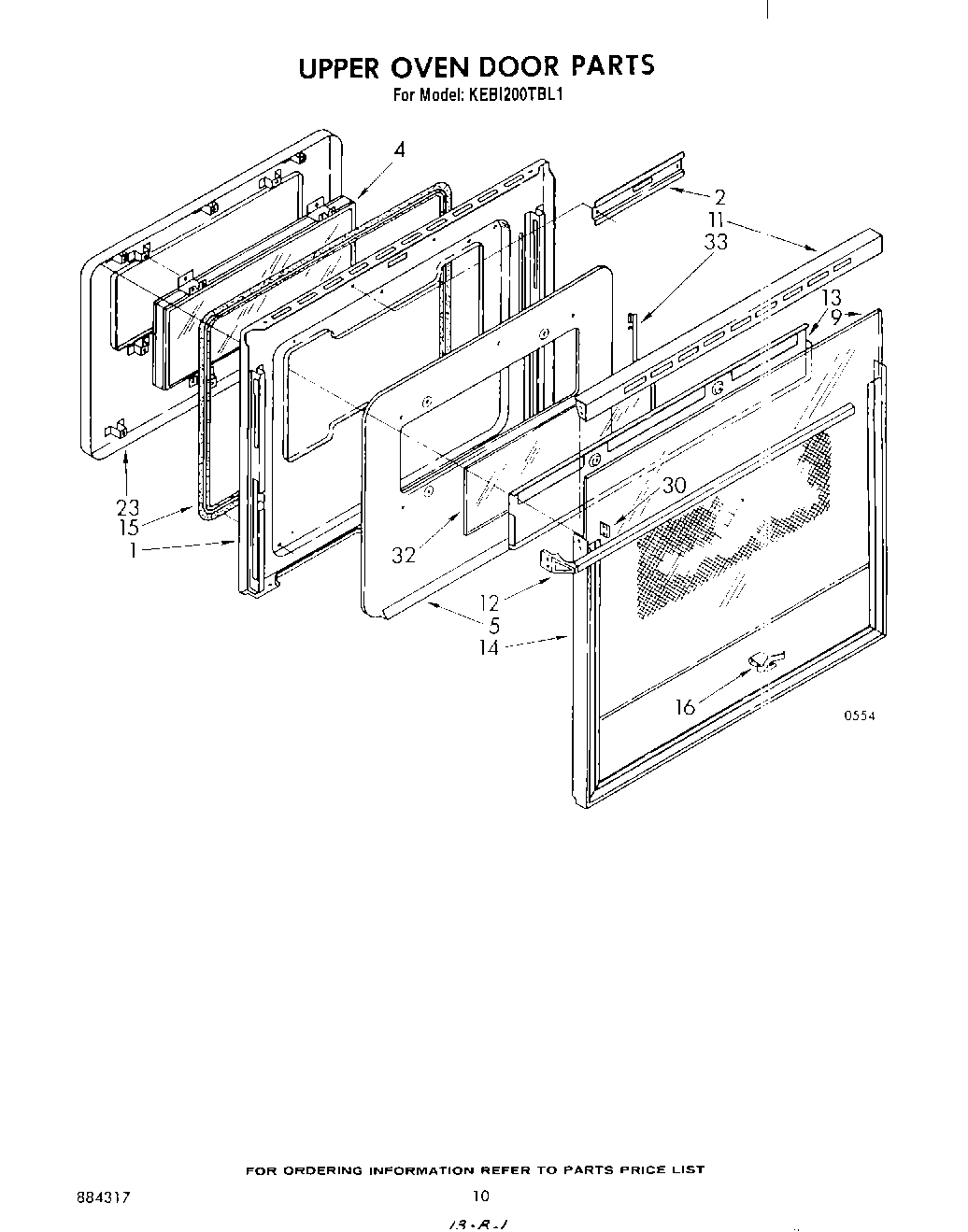 05 - UPPER OVEN DOOR