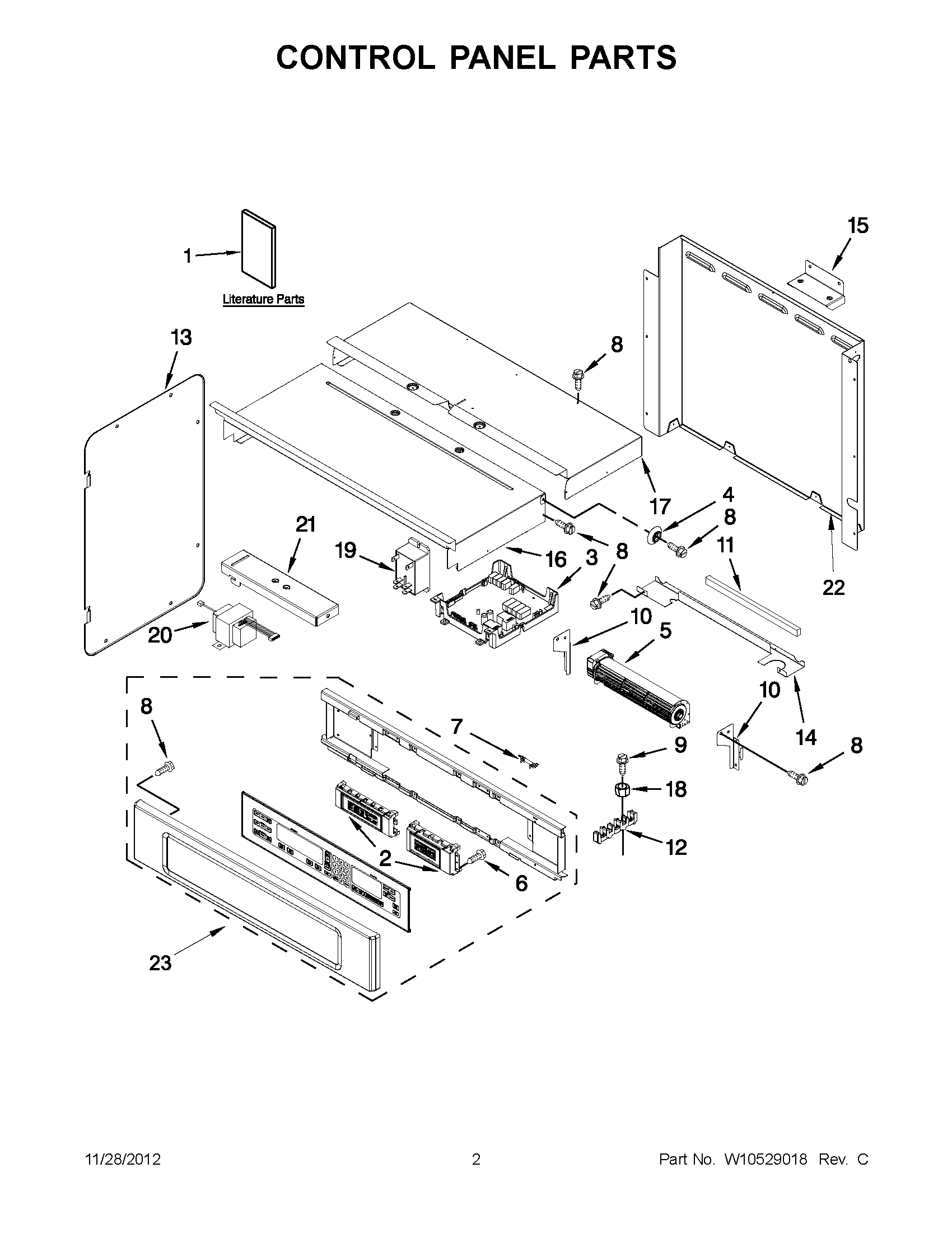 01 - CONTROL PANEL PARTS