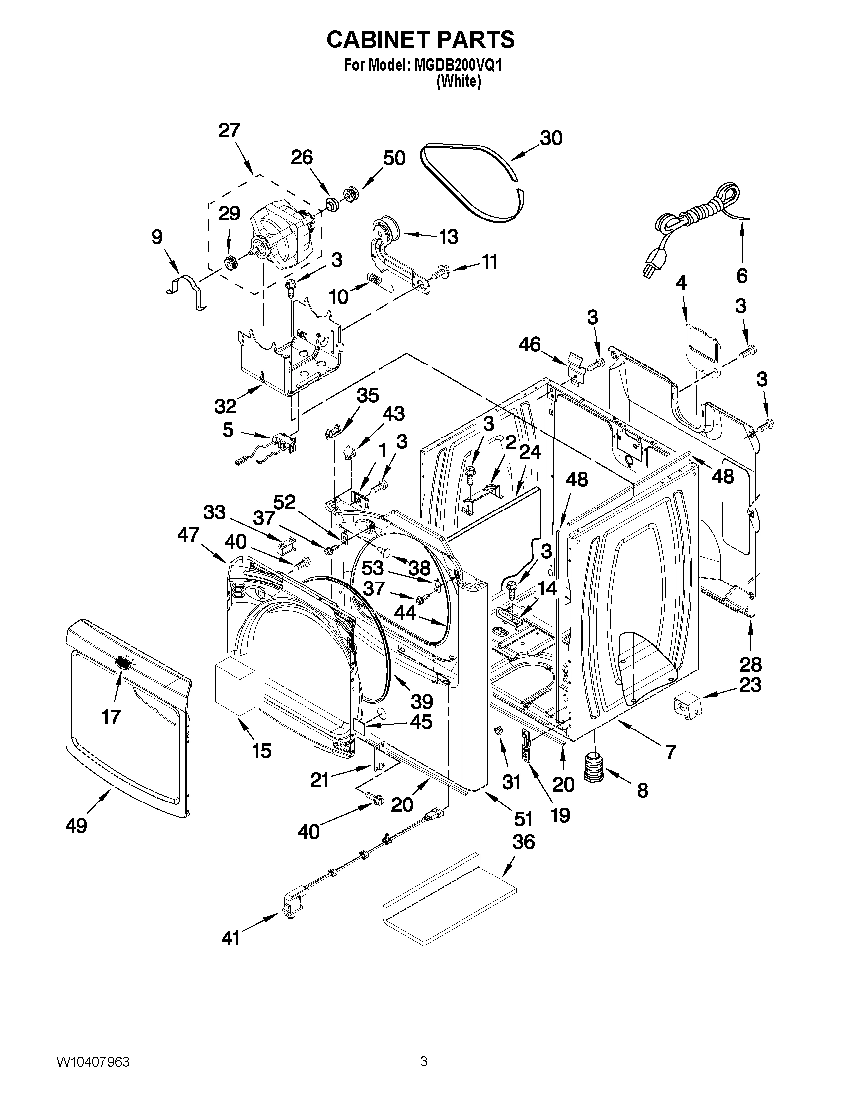 02 - CABINET PARTS