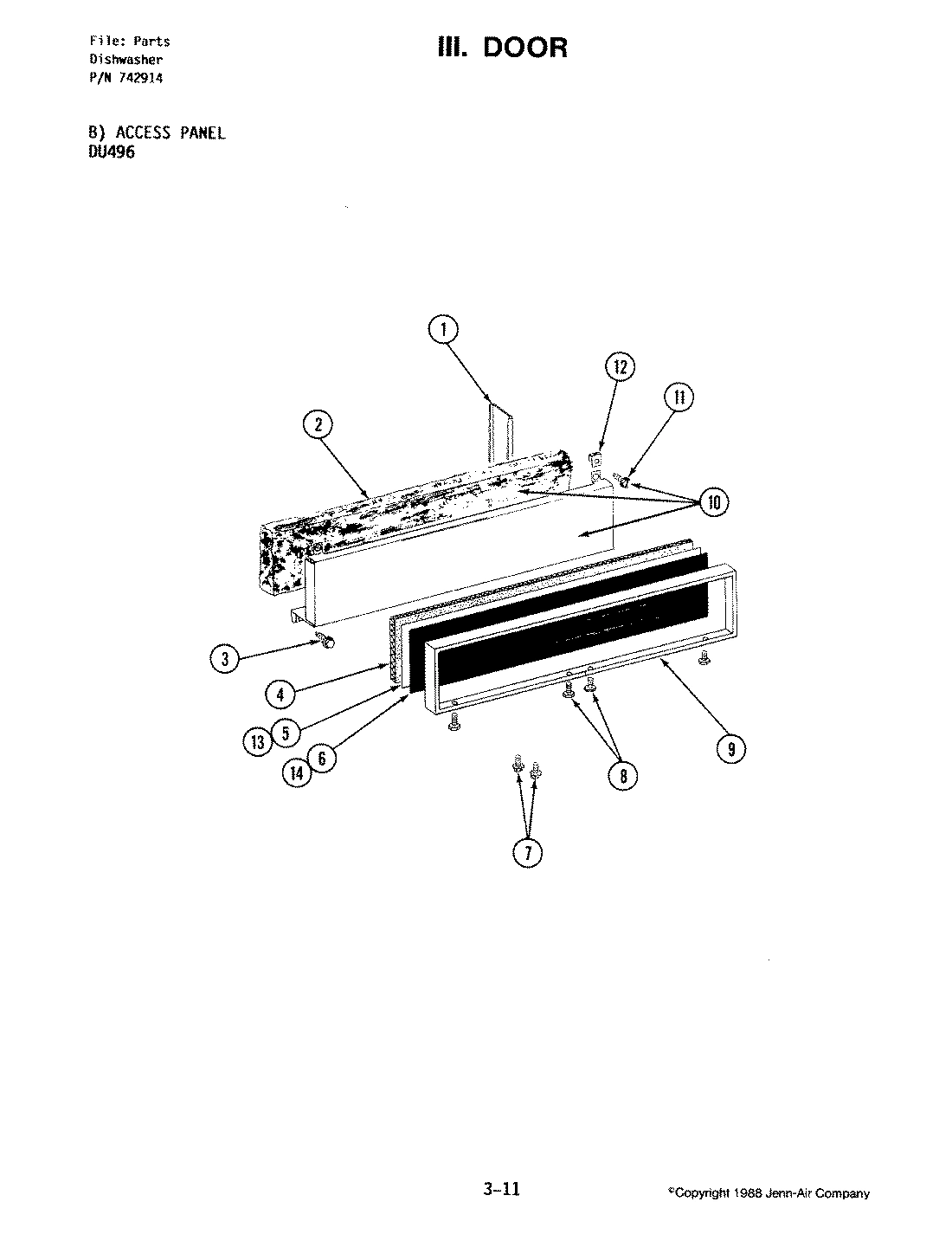 04 - DOOR-ACCESS PANEL (DU496)