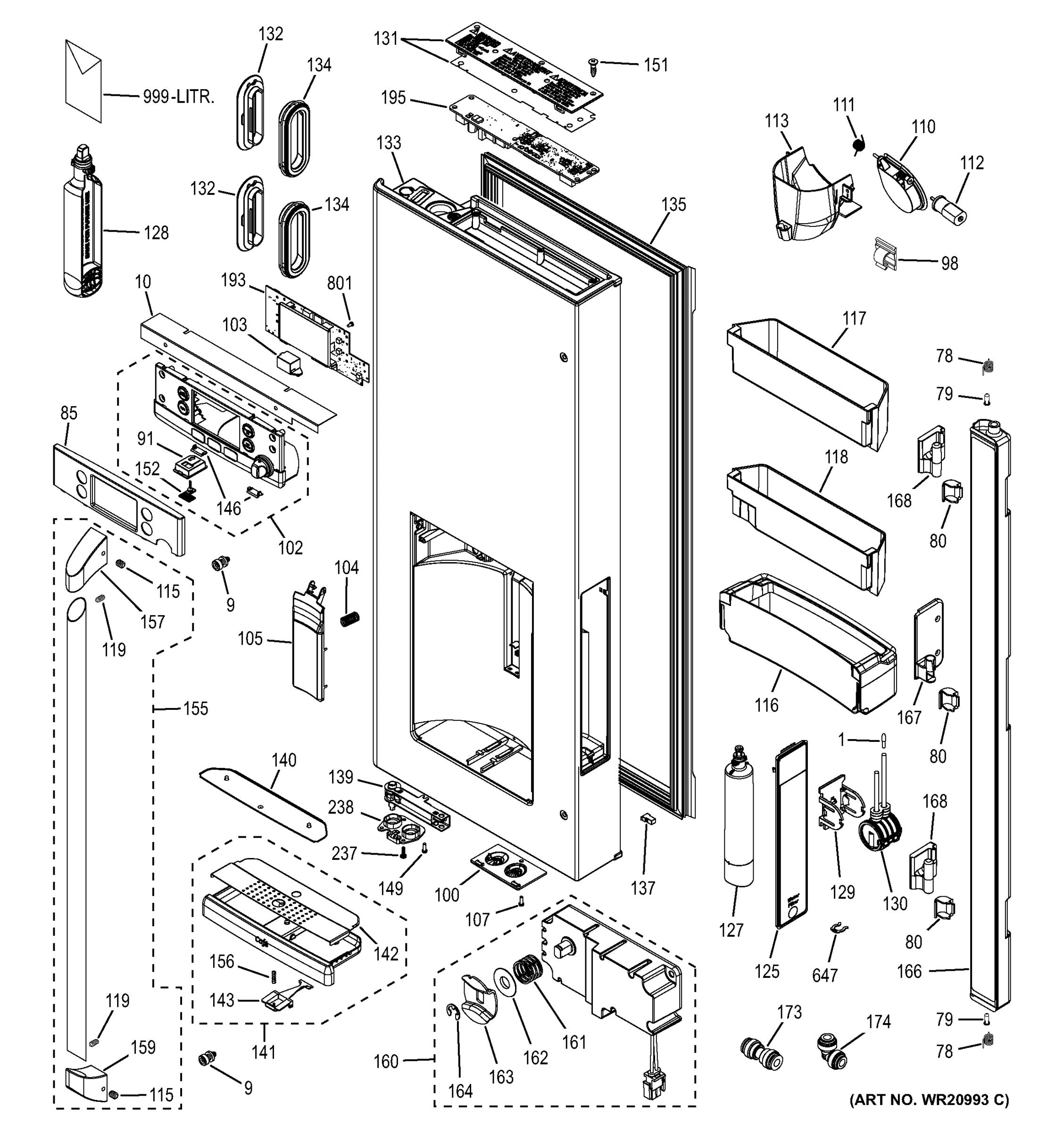 DISPENSER DOOR