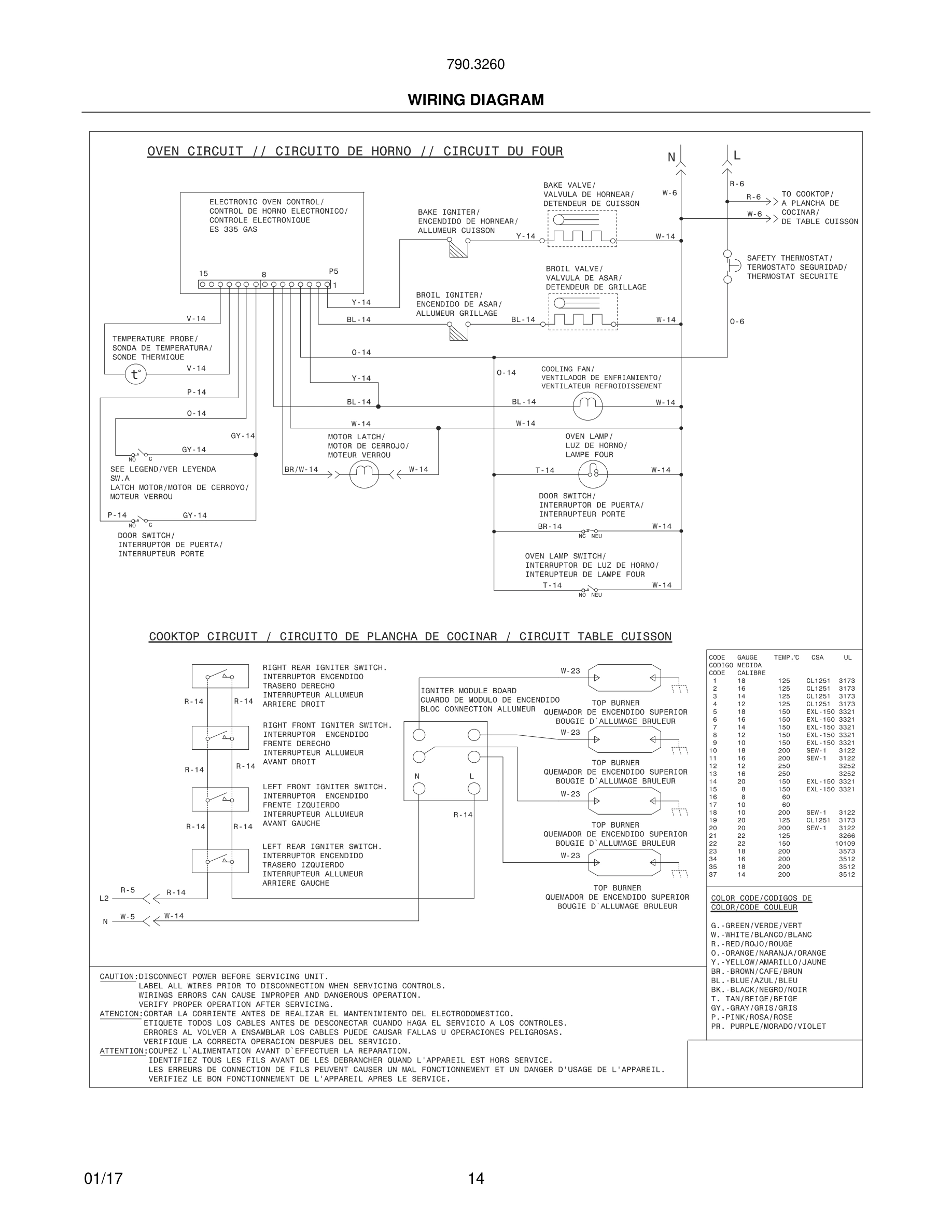 14 - WIRING DIAGRAM
