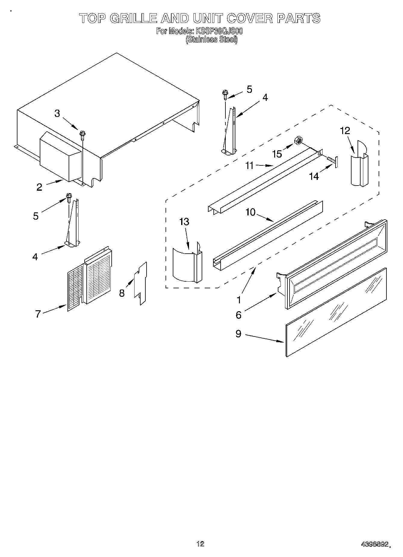 09 - TOP GRILLE AND UNIT COVER