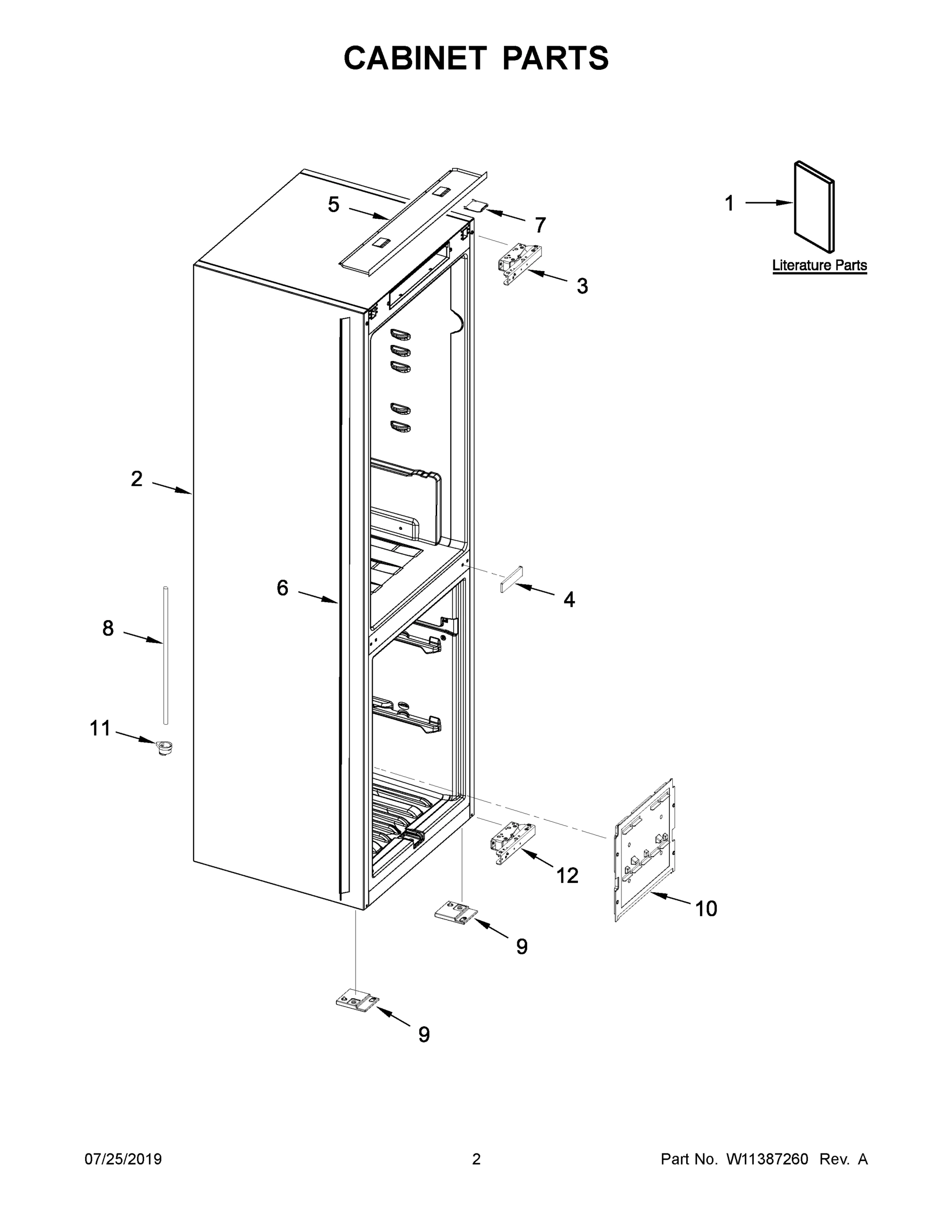 02 - CABINET PARTS