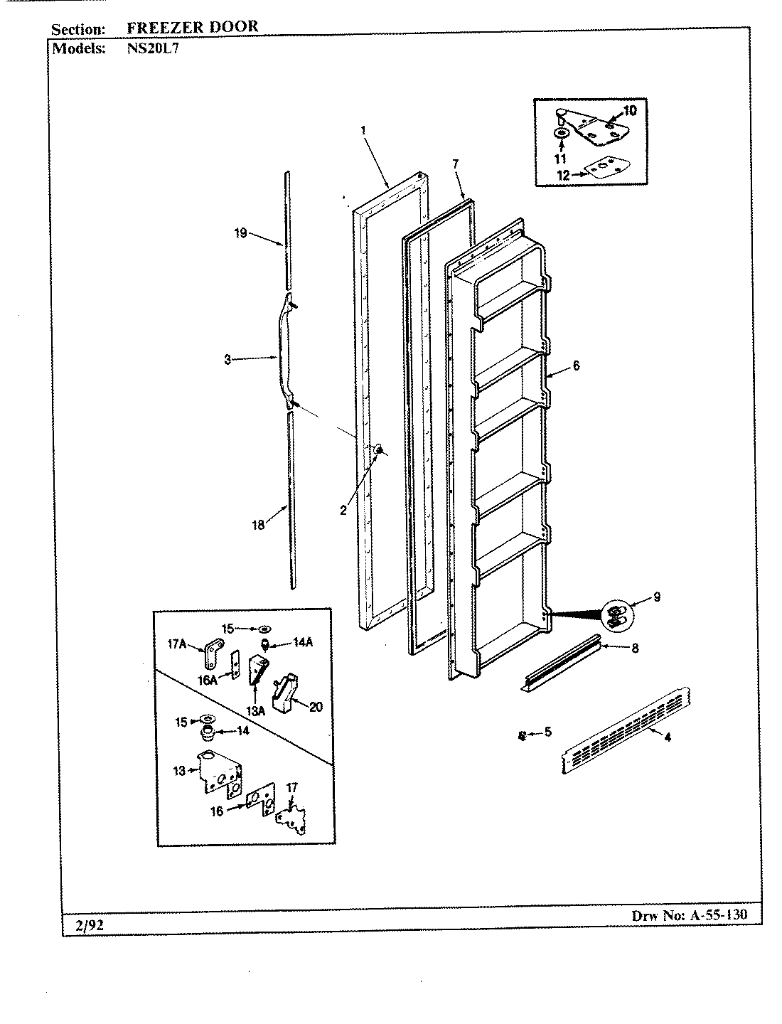 02 - FREEZER DOOR