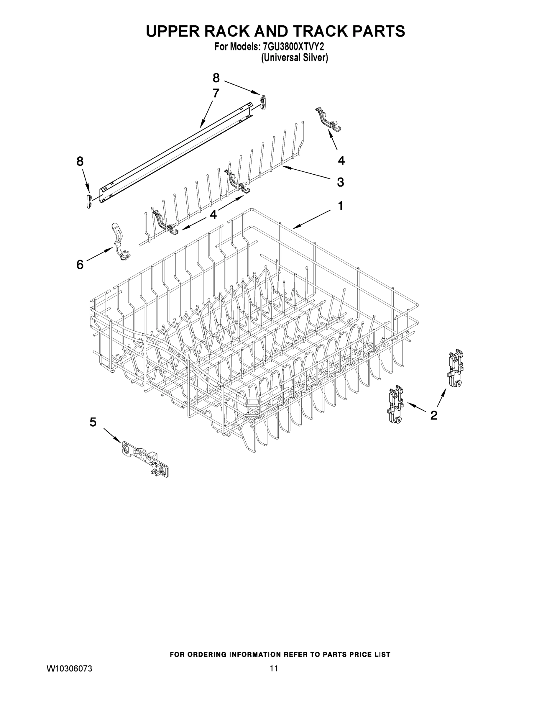 09 - UPPER RACK AND TRACK PARTS
