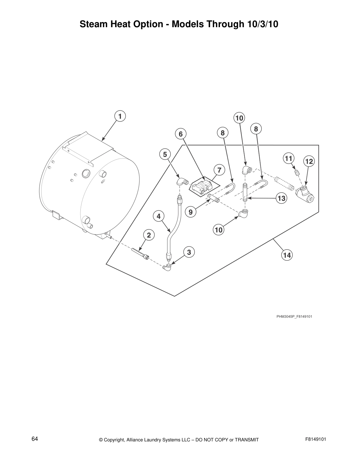 Steam Heat Option - Models Through 10/3/10