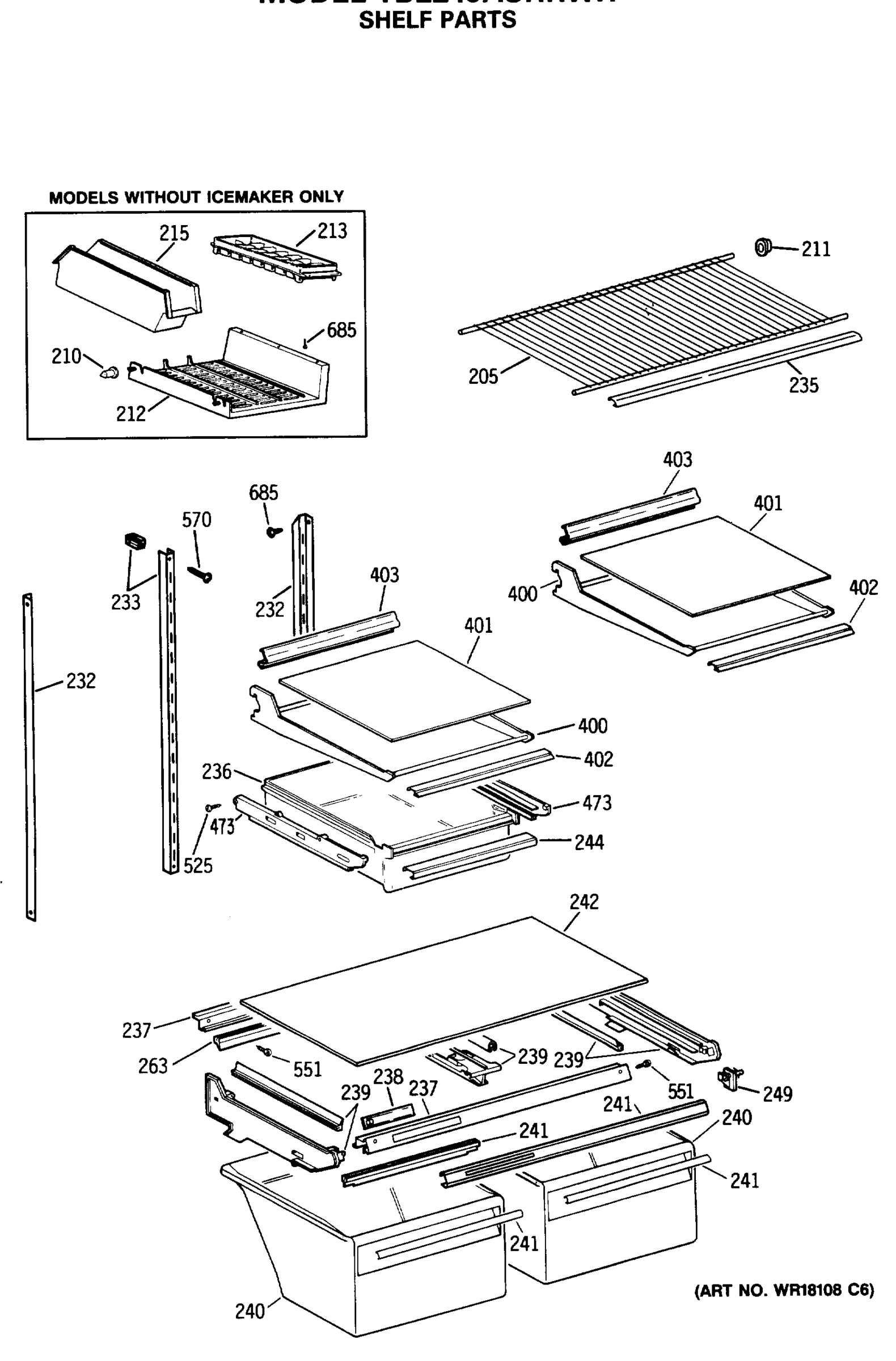 SHELF PARTS