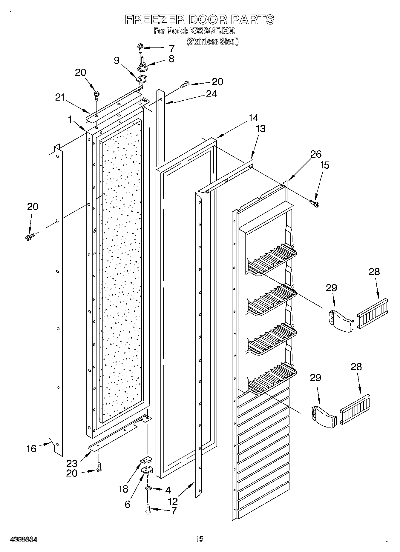 11 - FREEZER DOOR