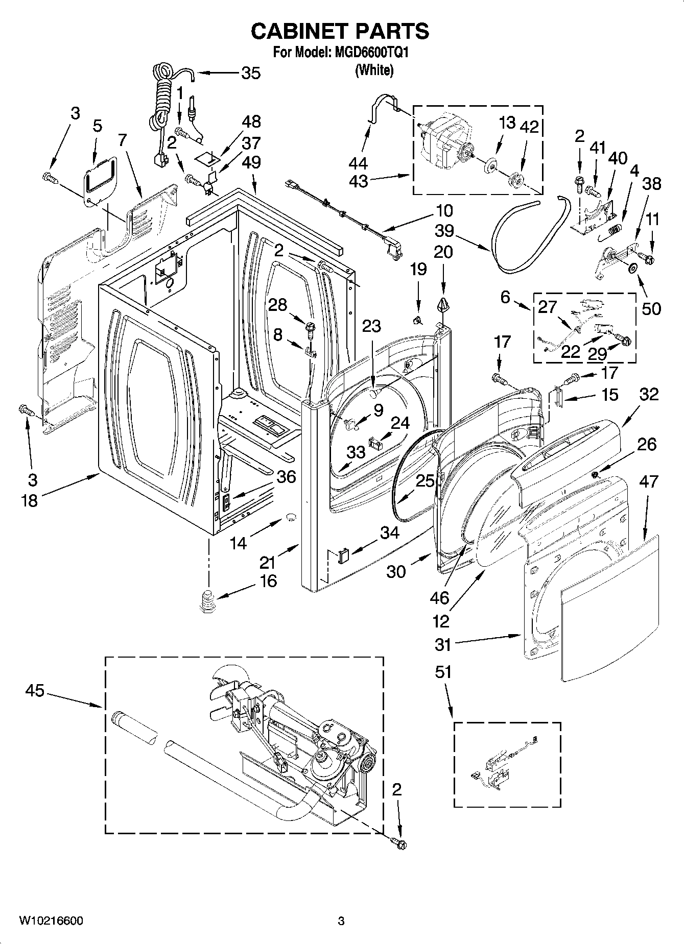 02 - CABINET PARTS