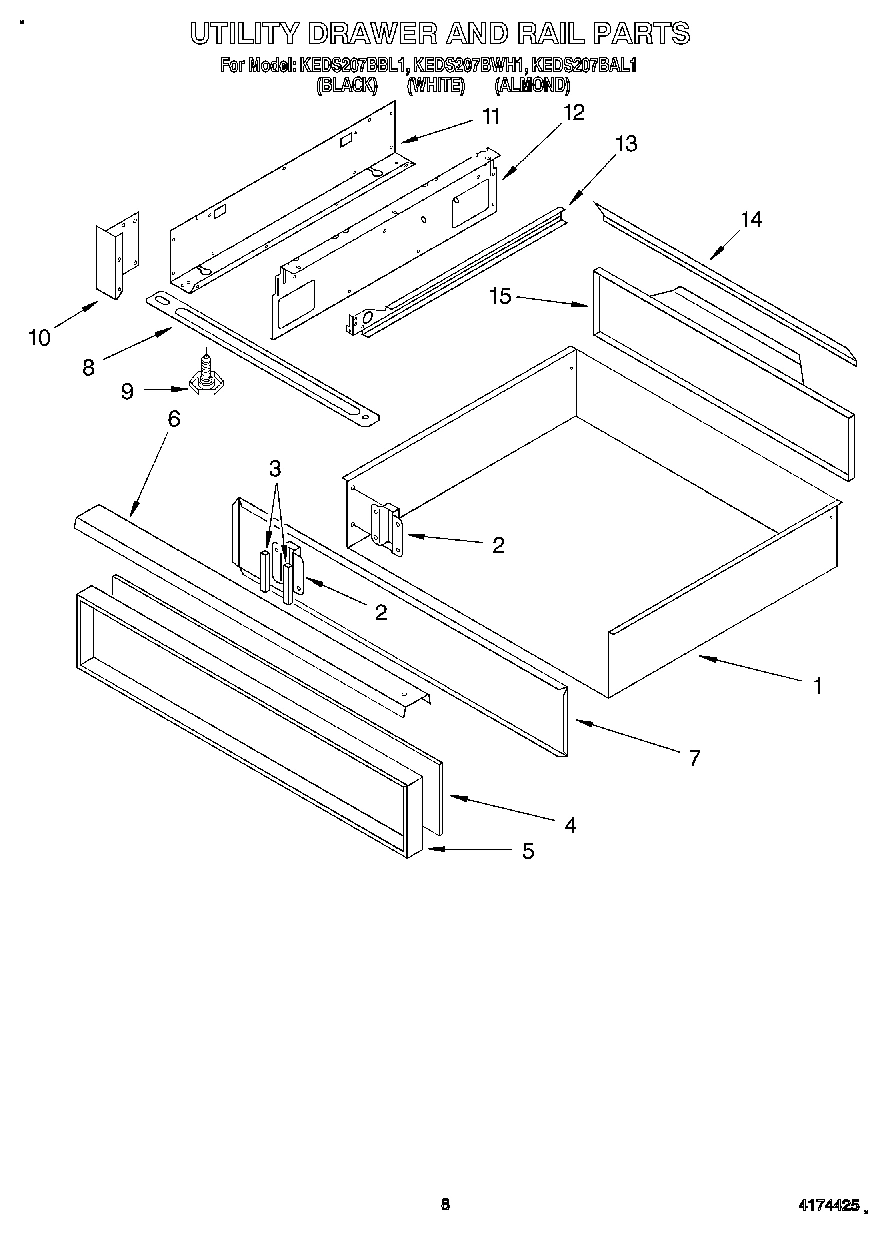 06 - UTILITY DRAWER AND RAIL