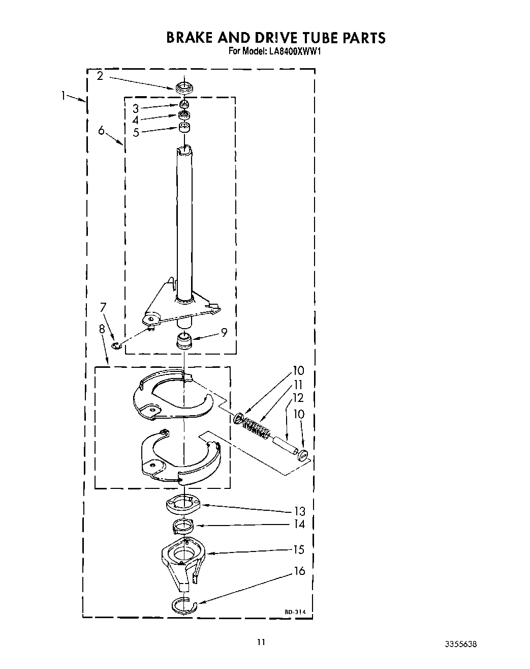 09 - BRAKE AND DRIVE TUBE