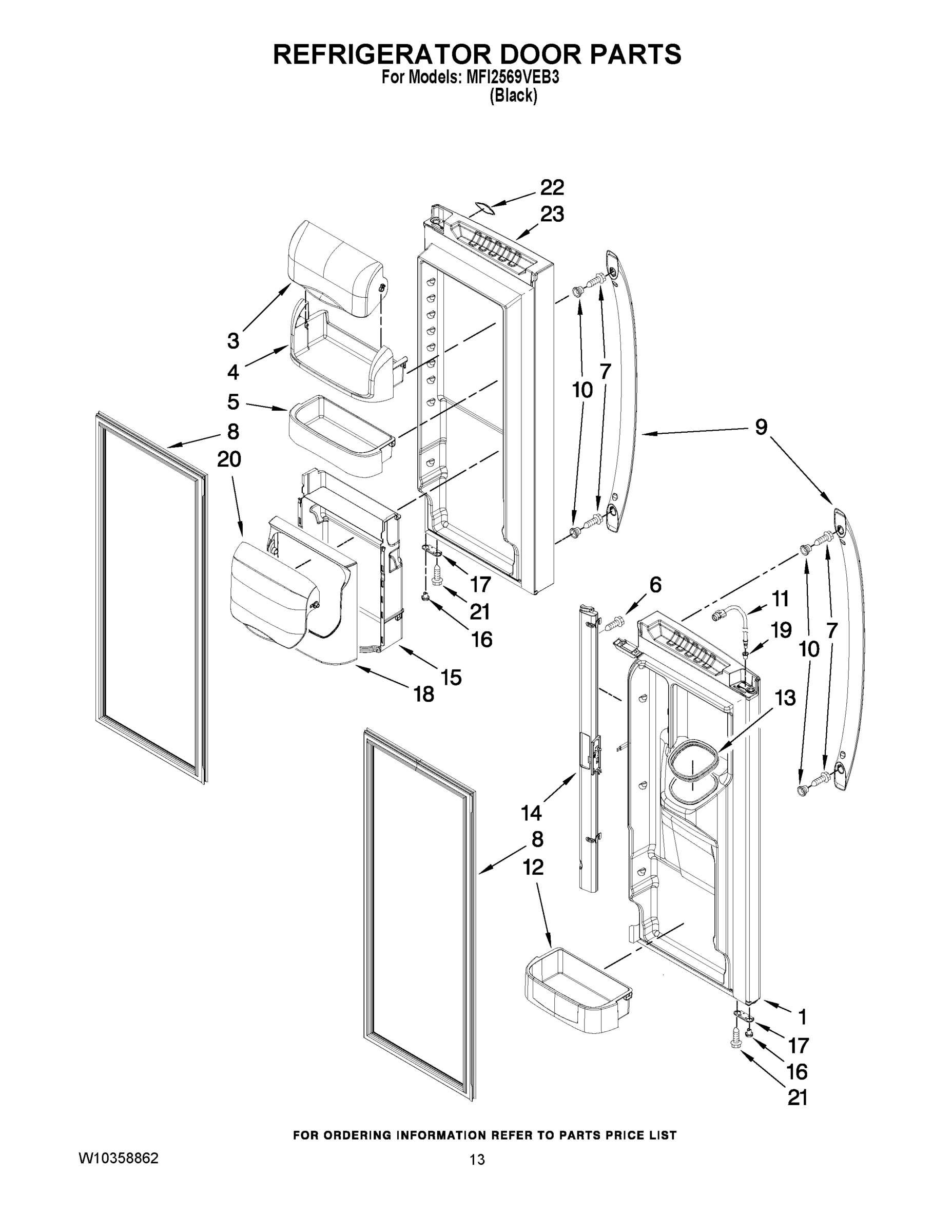 07 - REFRIGERATOR DOOR PARTS