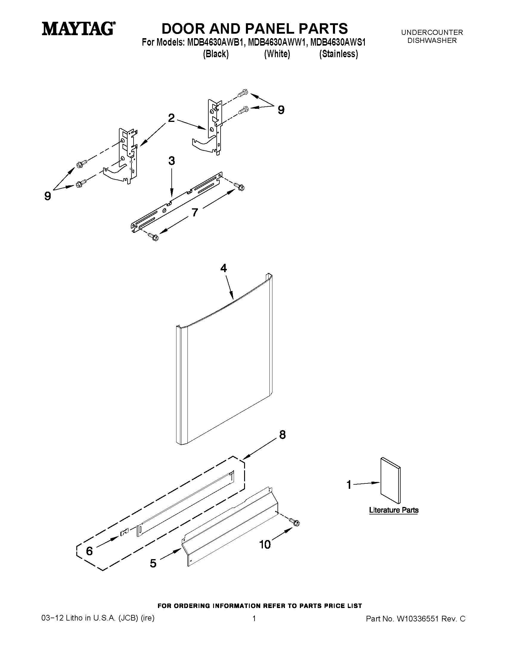 01 - DOOR AND PANEL PARTS