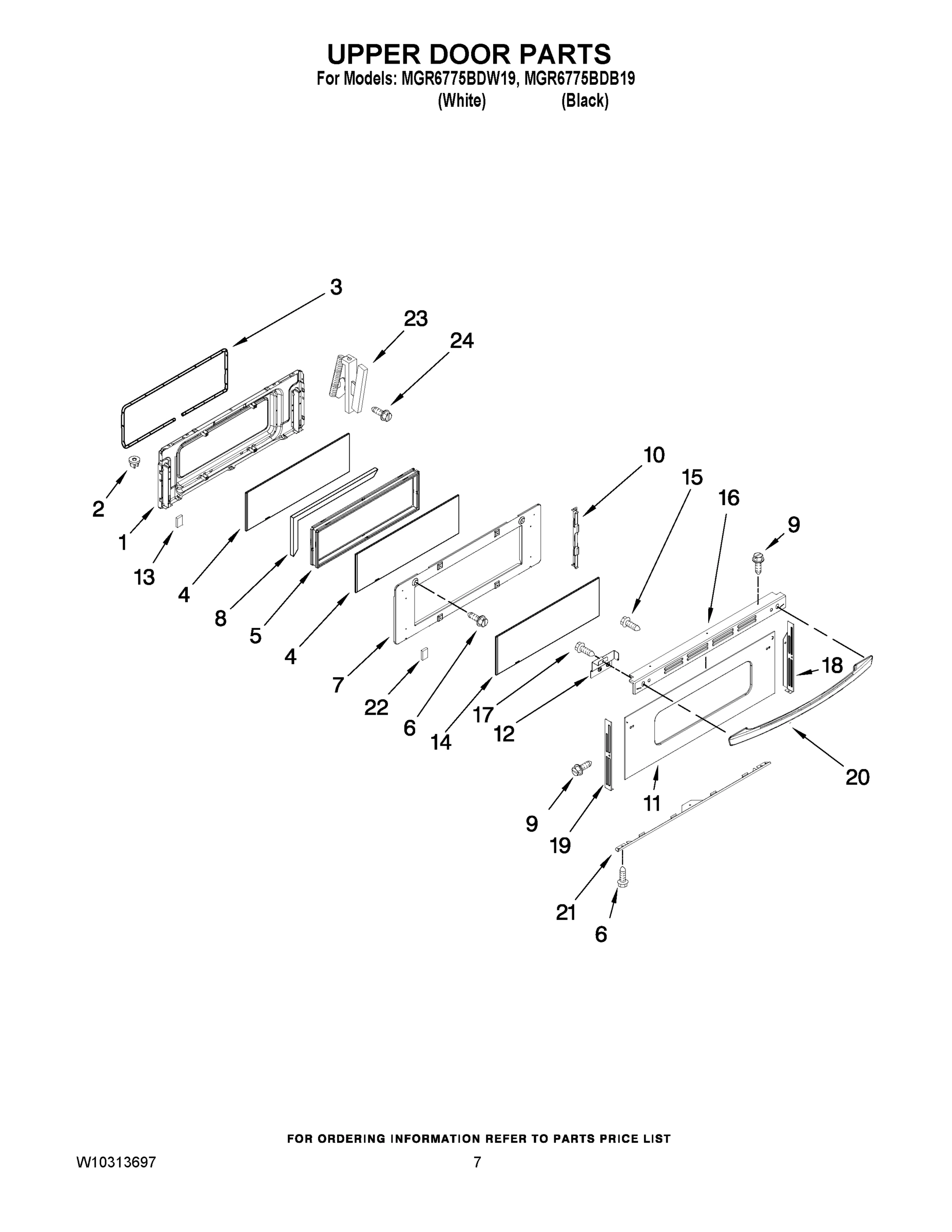 05 - UPPER DOOR PARTS