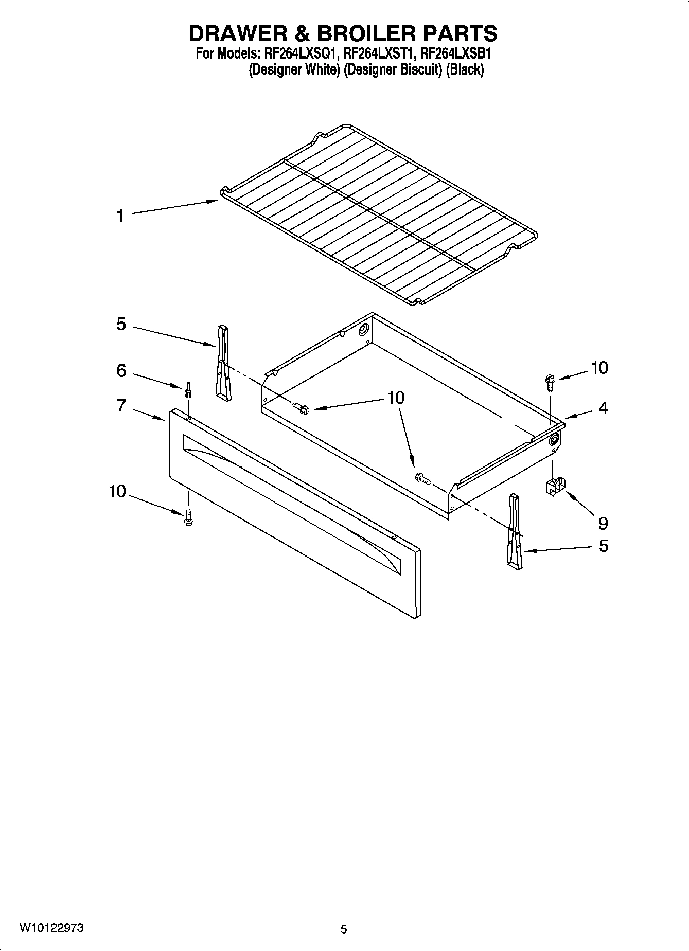 04 - DRAWER & BROILER PARTS