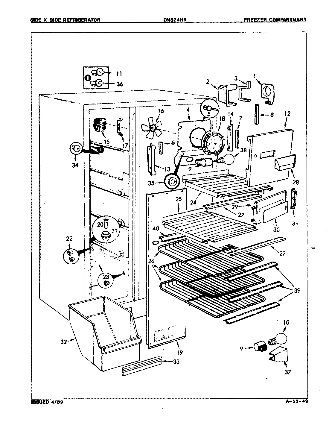 01 - FREEZER COMPARTMENT
