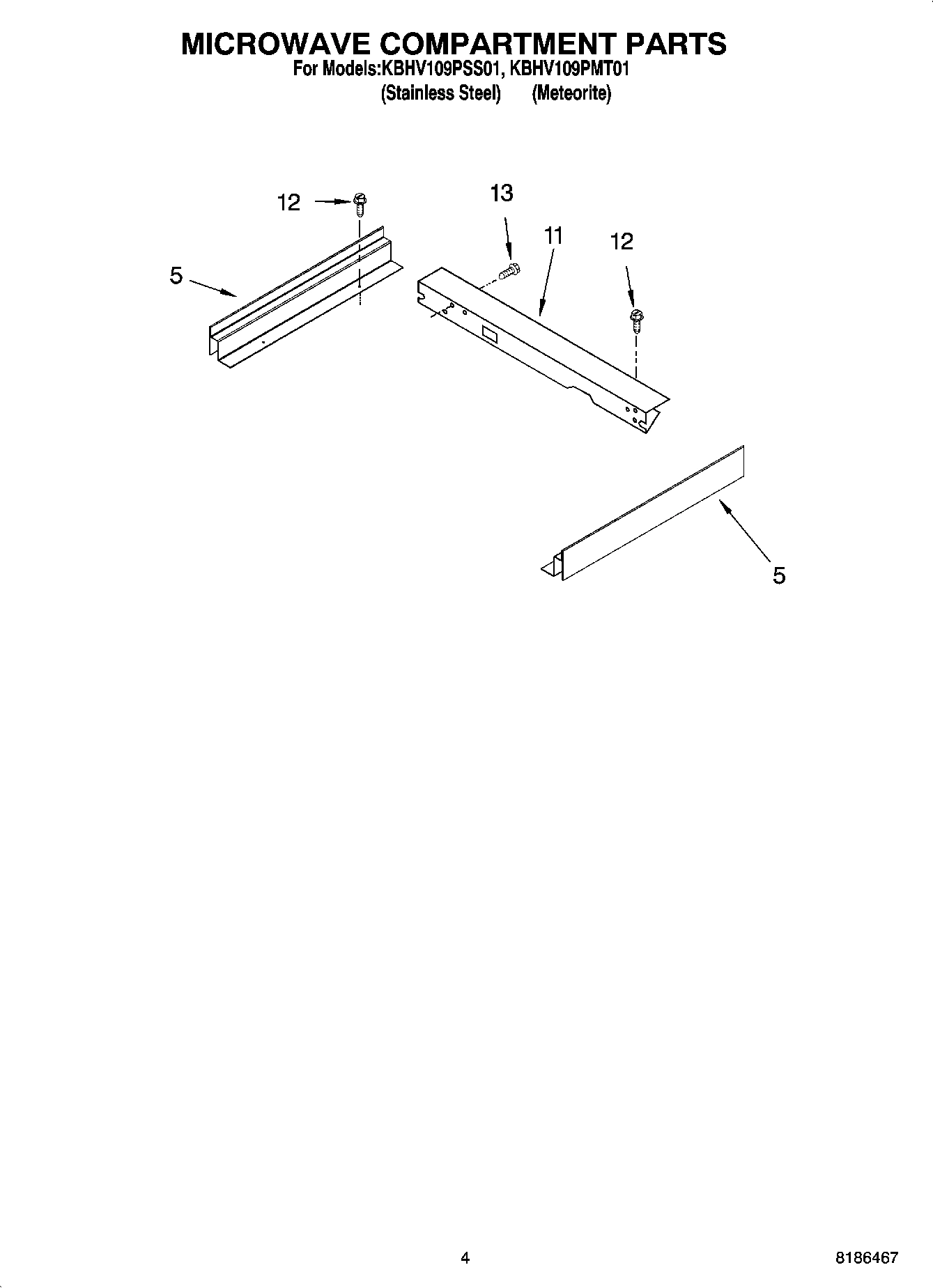 03 - MICROWAVE COMPARTMENT PARTS