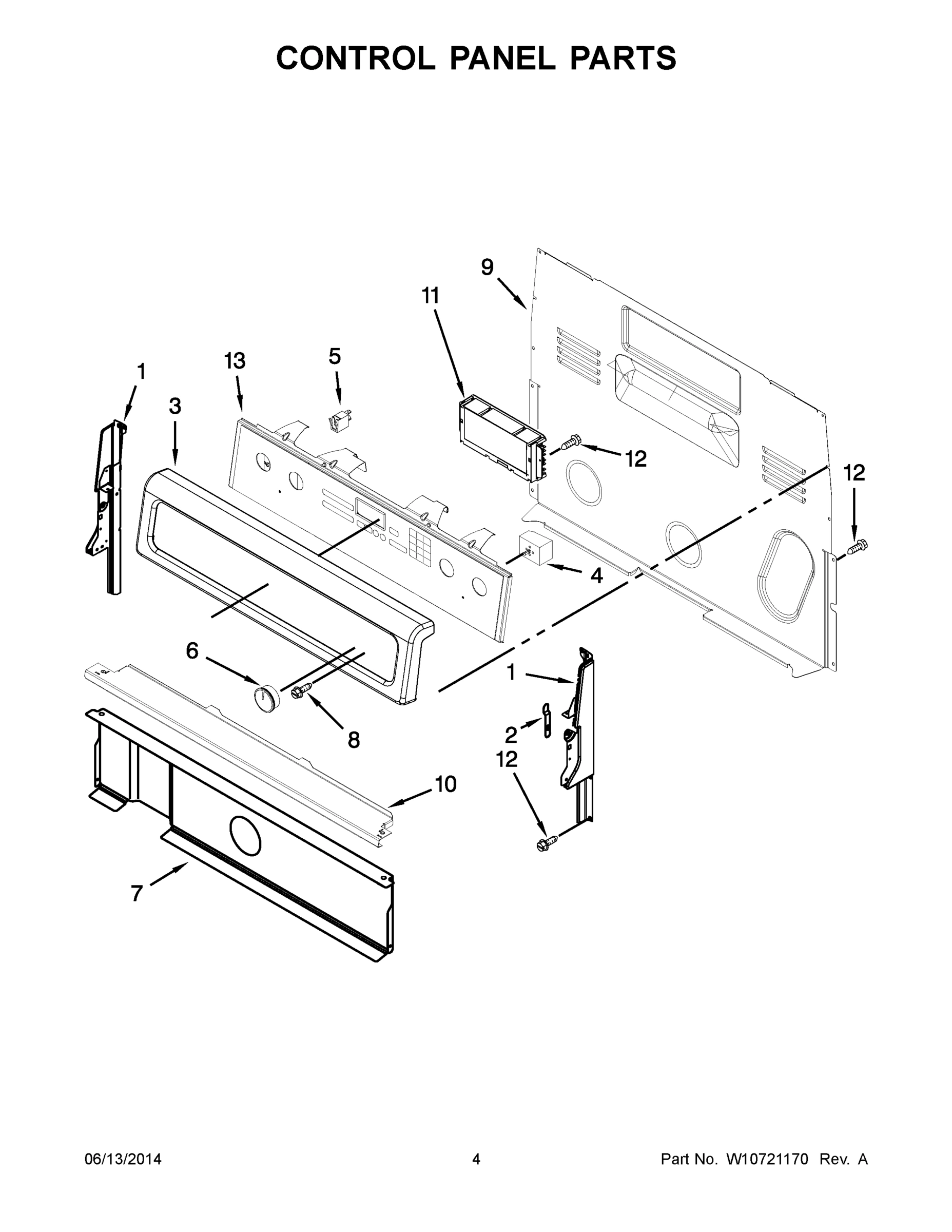 03 - CONTROL PANEL PARTS