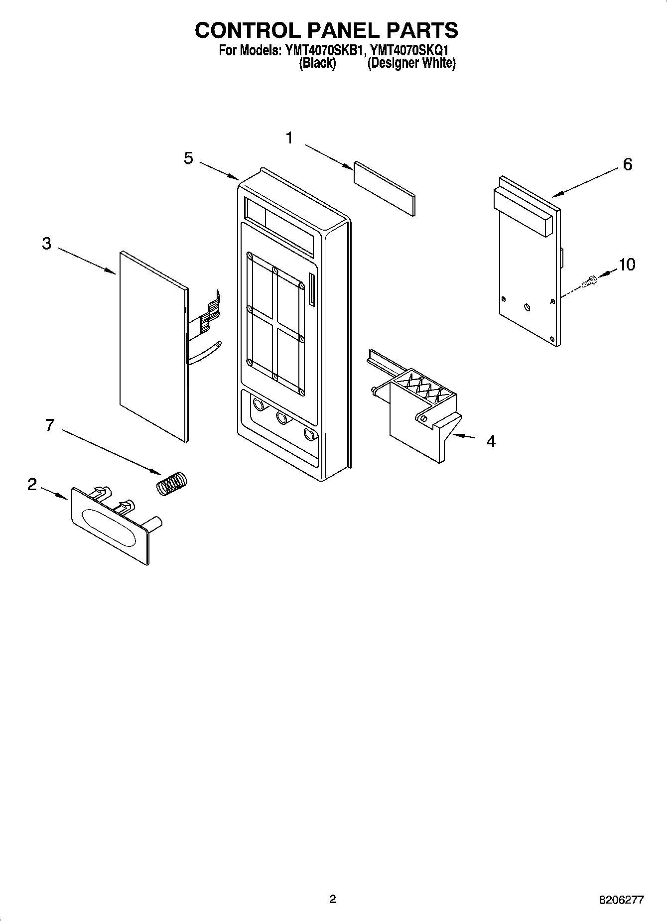 02 - CONTROL PANEL PARTS