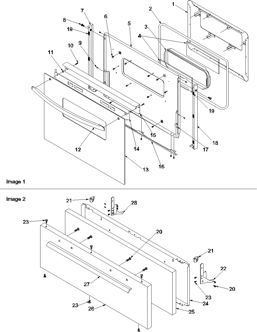 04 - Oven Door and Broiler Door
