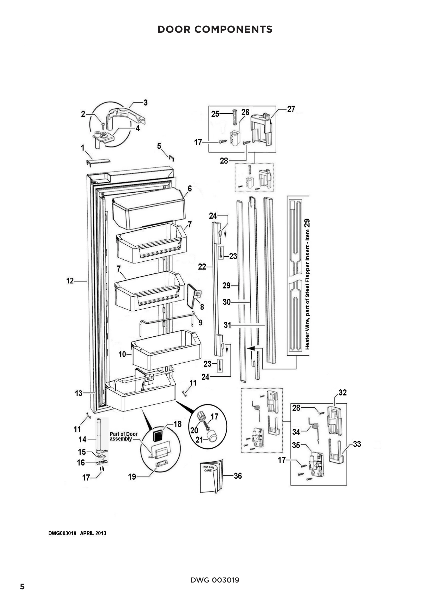 DOOR COMPONENTS