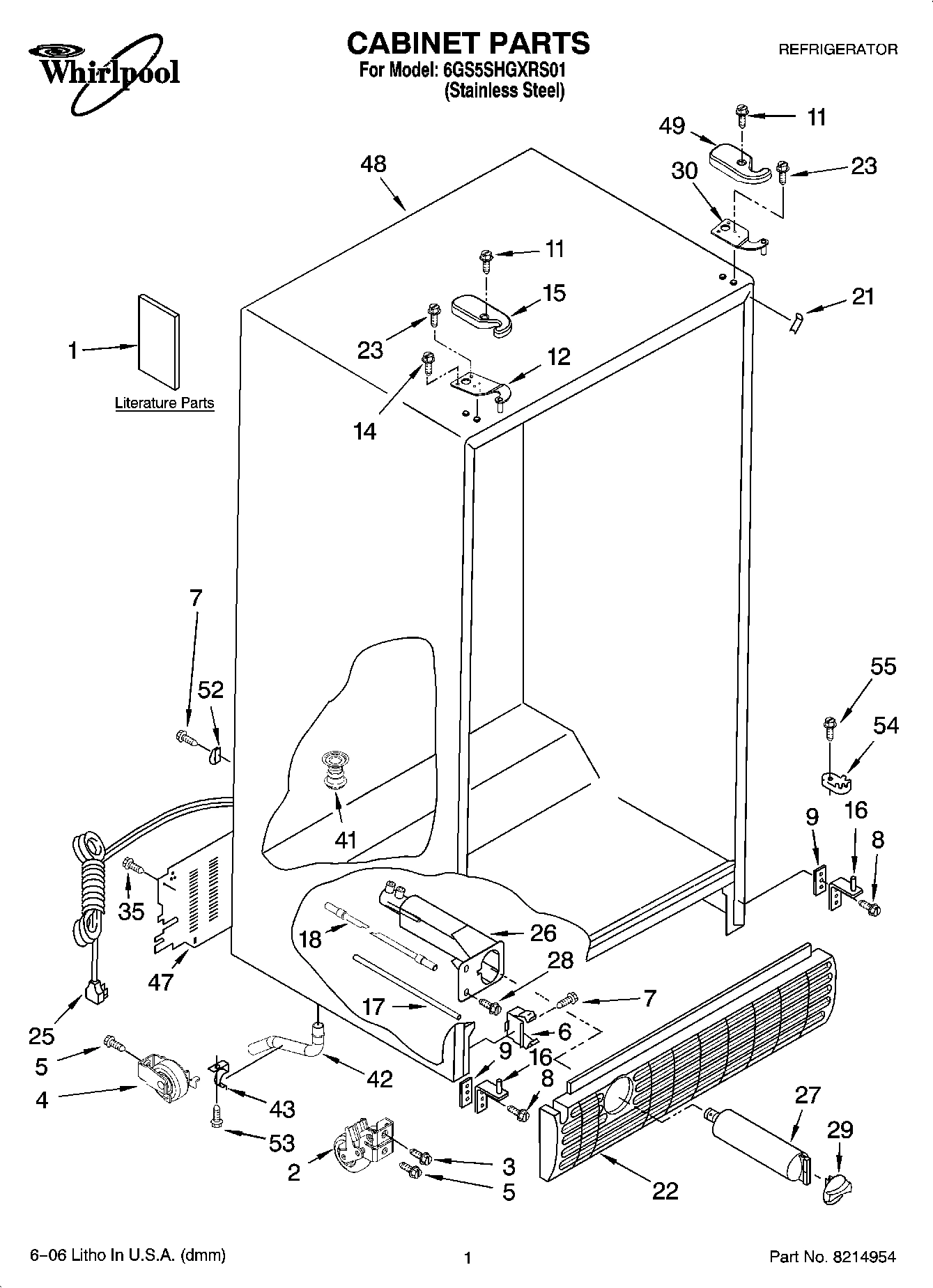 01 - CABINET PARTS