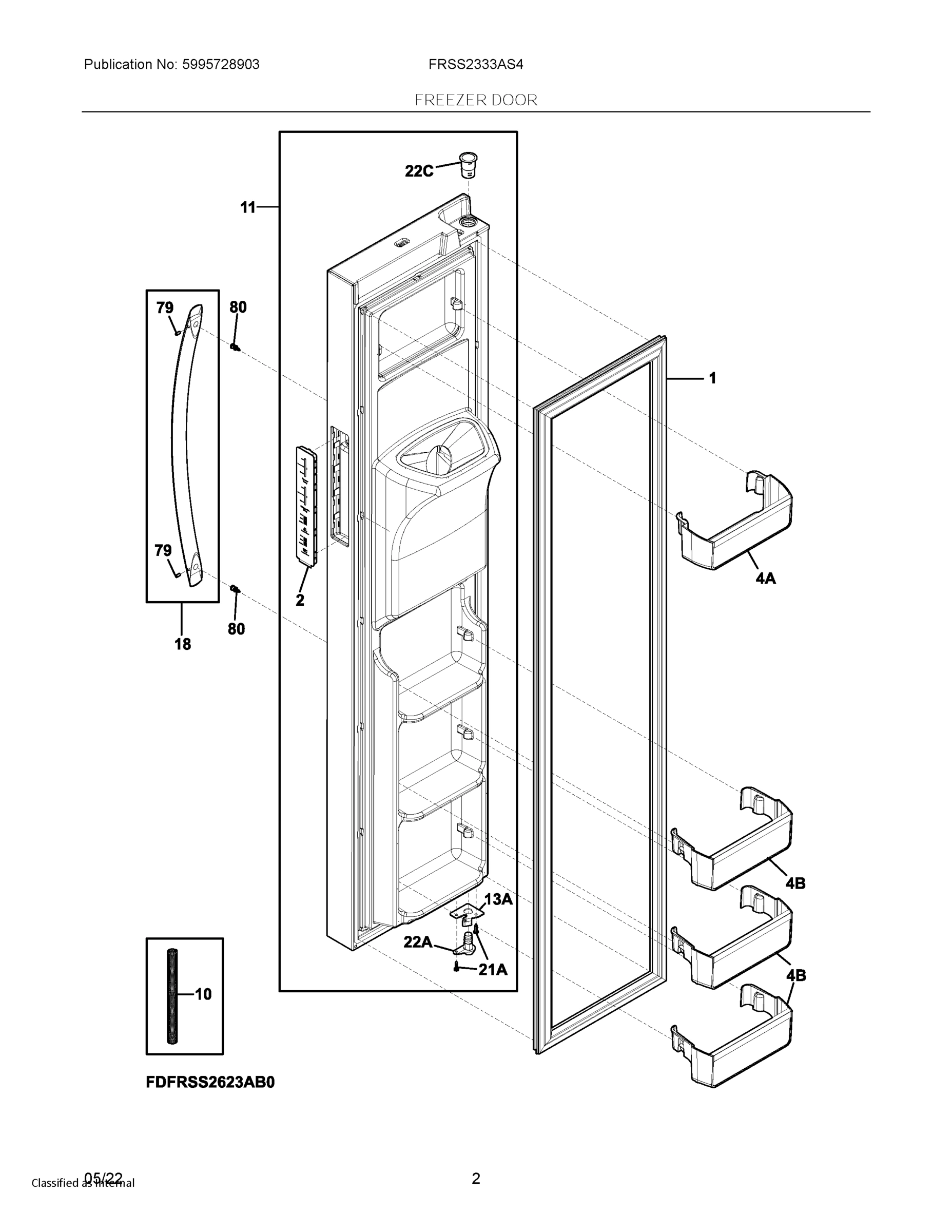 02 - FREEZER DOOR