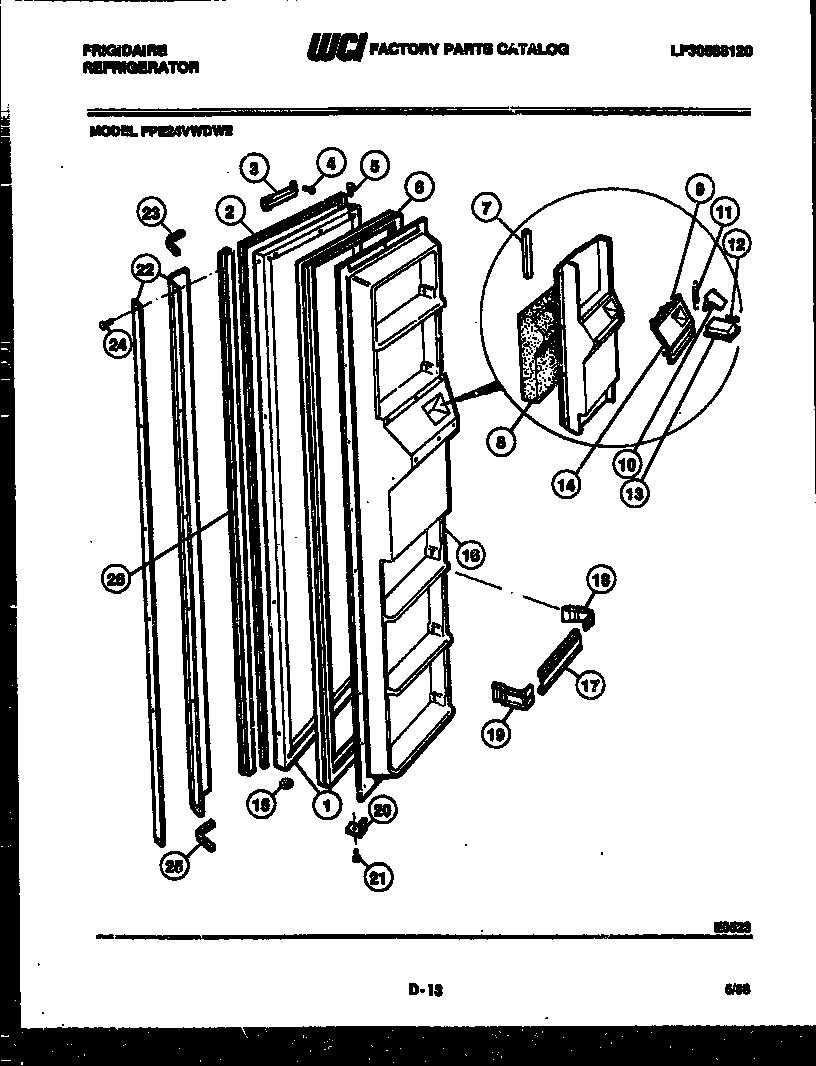 02 - FREEZER DOOR PARTS