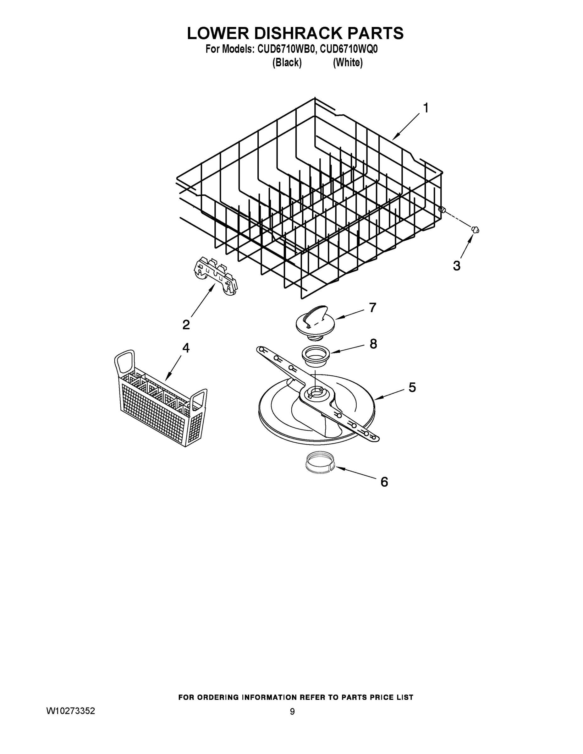 06 - LOWER DISHRACK PARTS