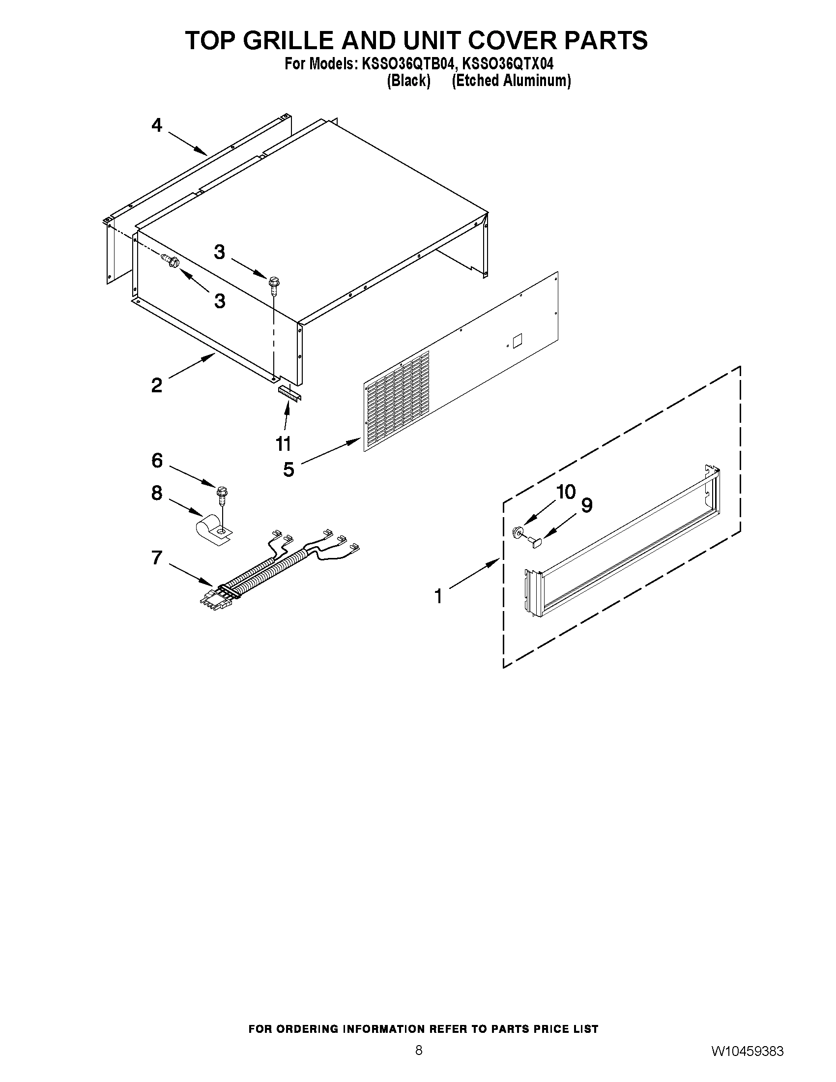 06 - TOP GRILLE AND UNIT COVER PARTS
