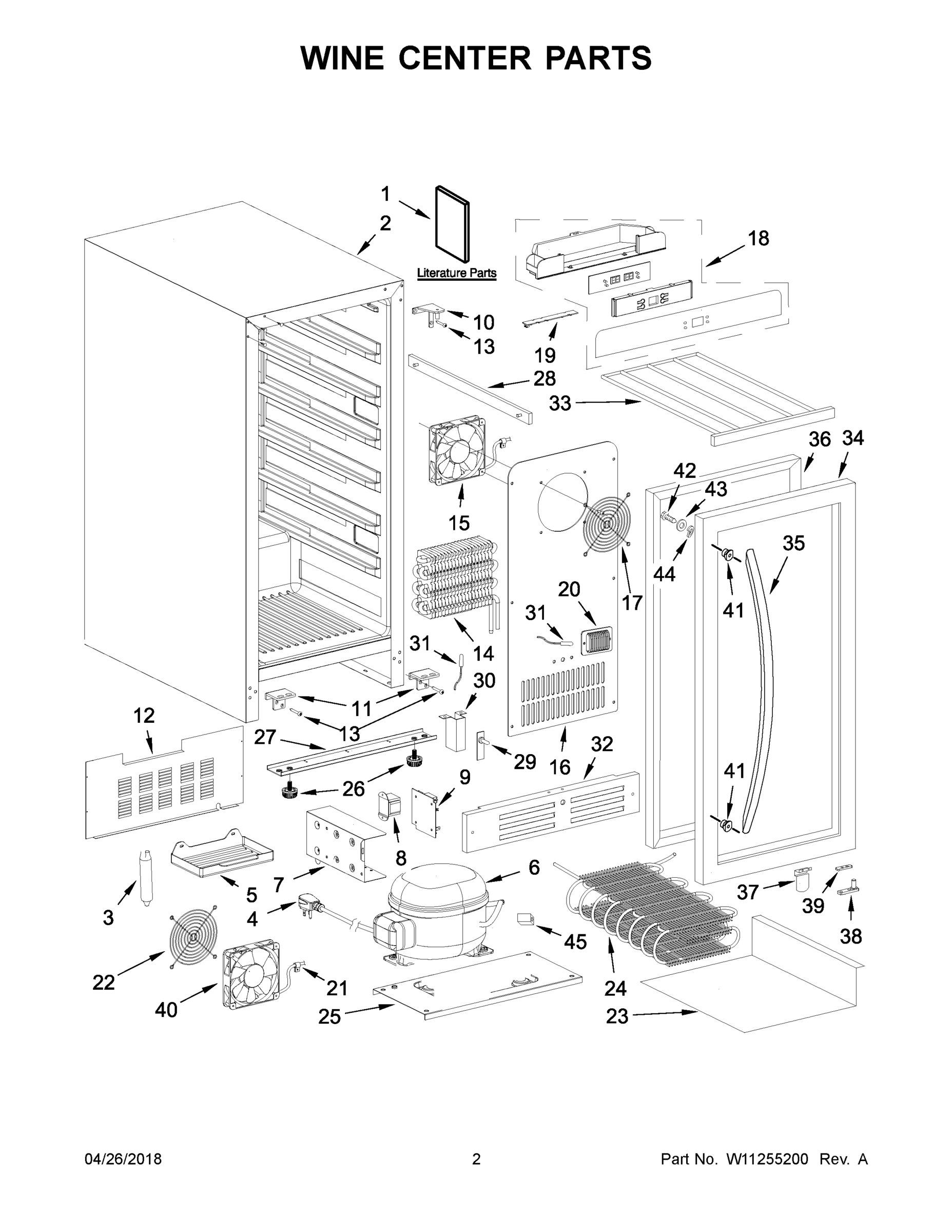 02 - WINE CENTER PARTS