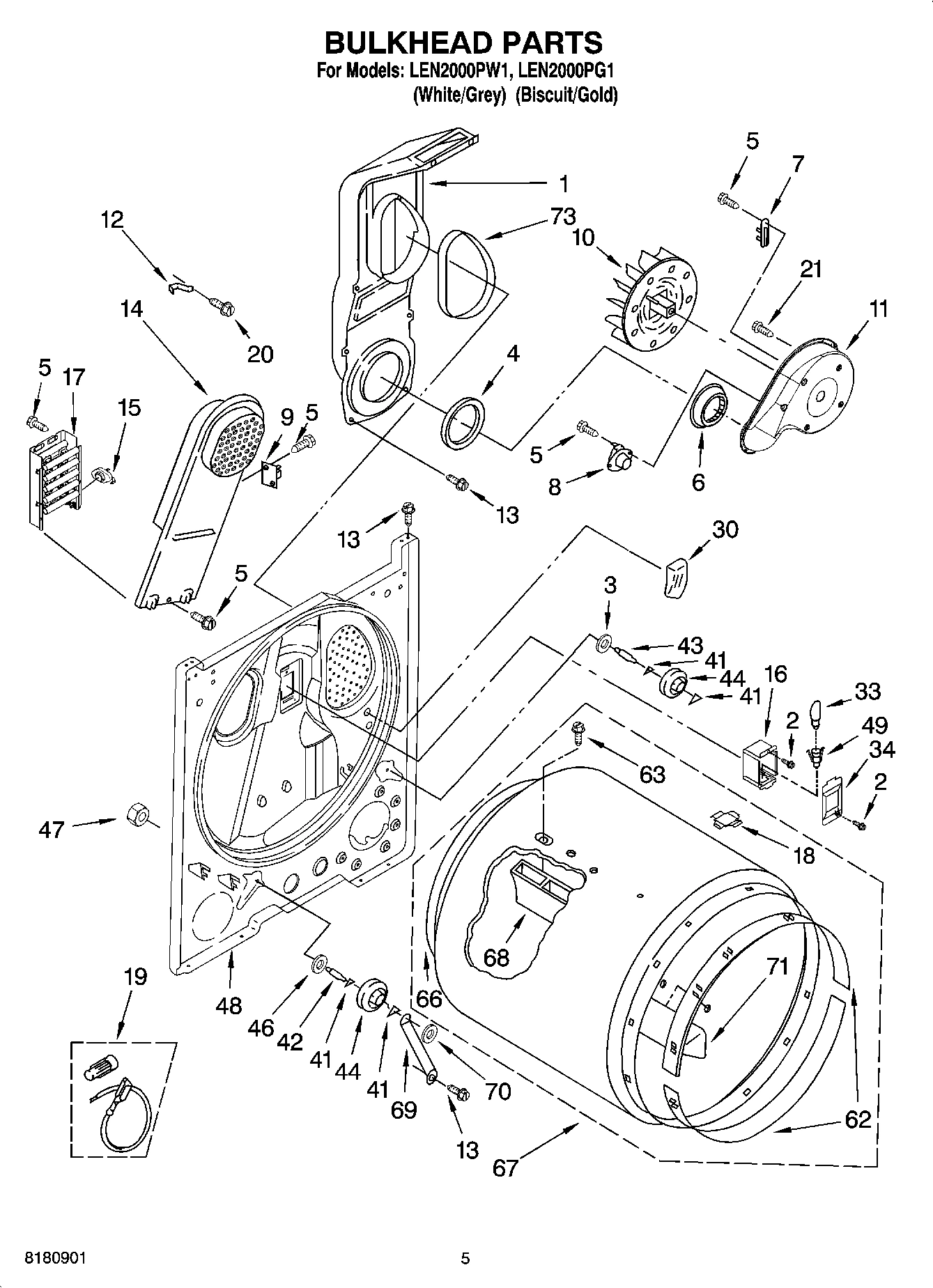 03 - BULKHEAD PARTS, OPTIONAL PARTS (NOT INCLUDED)