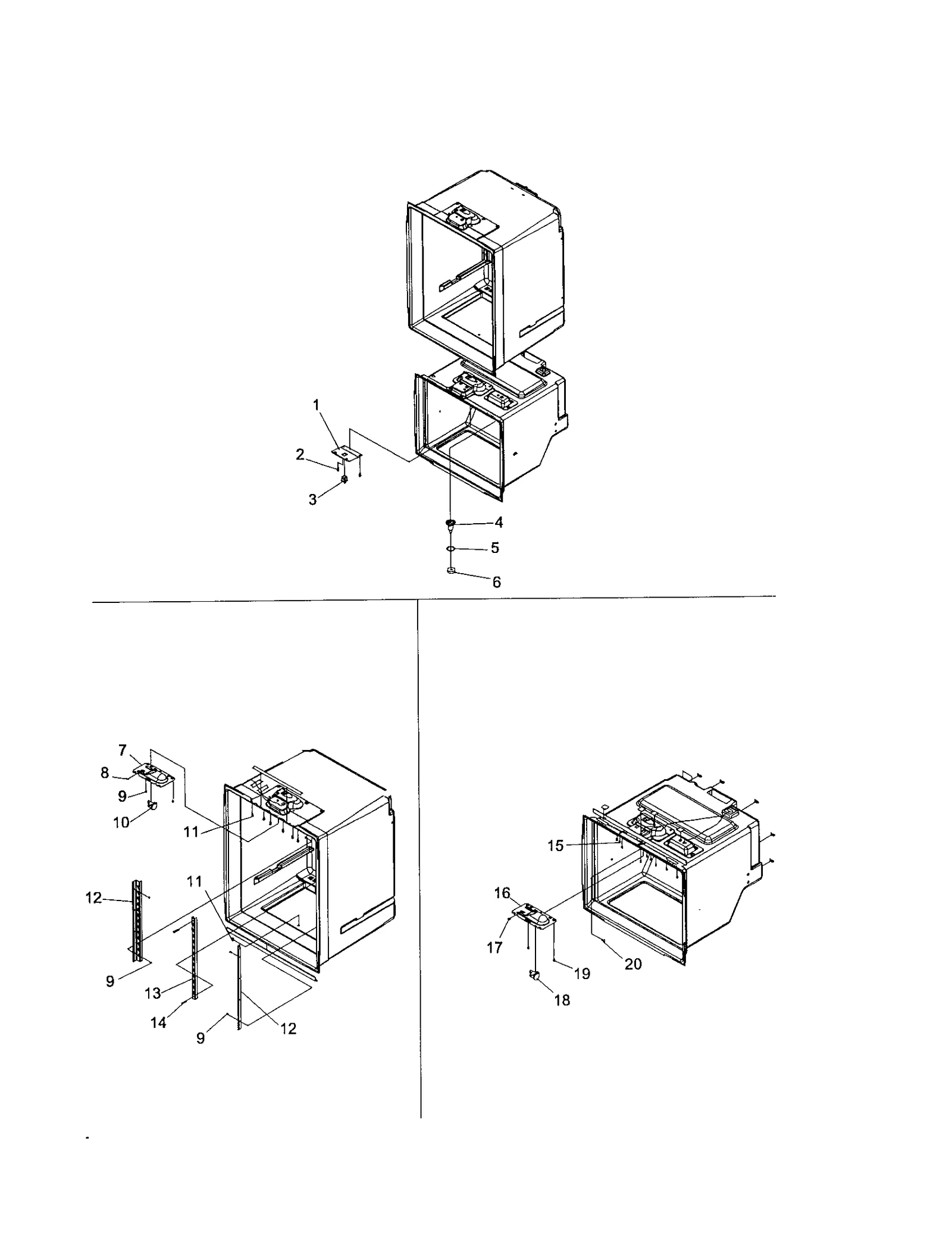 LIGHT SWITCHES/DRAIN FUNNEL