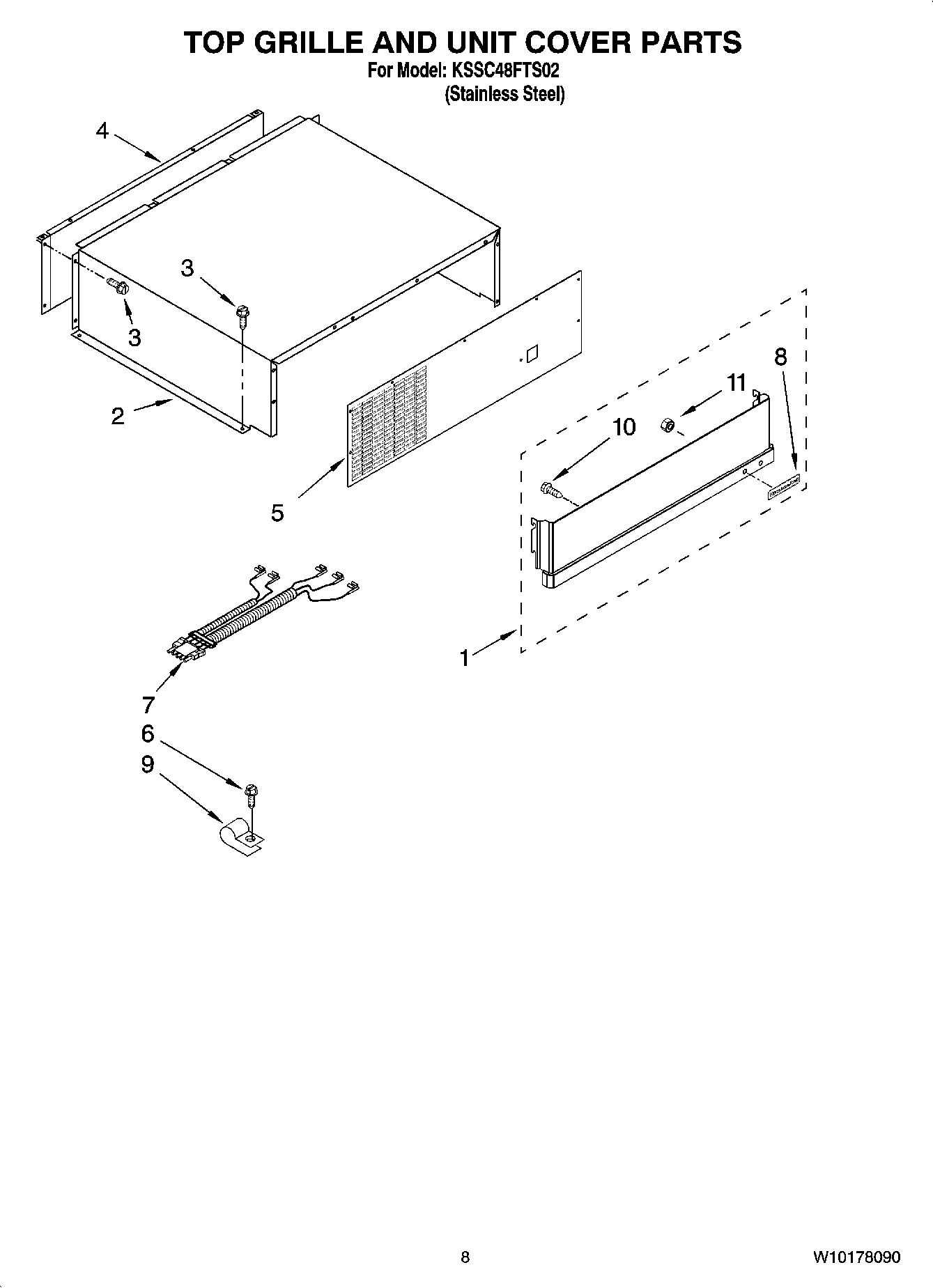 06 - TOP GRILLE AND UNIT COVER PARTS