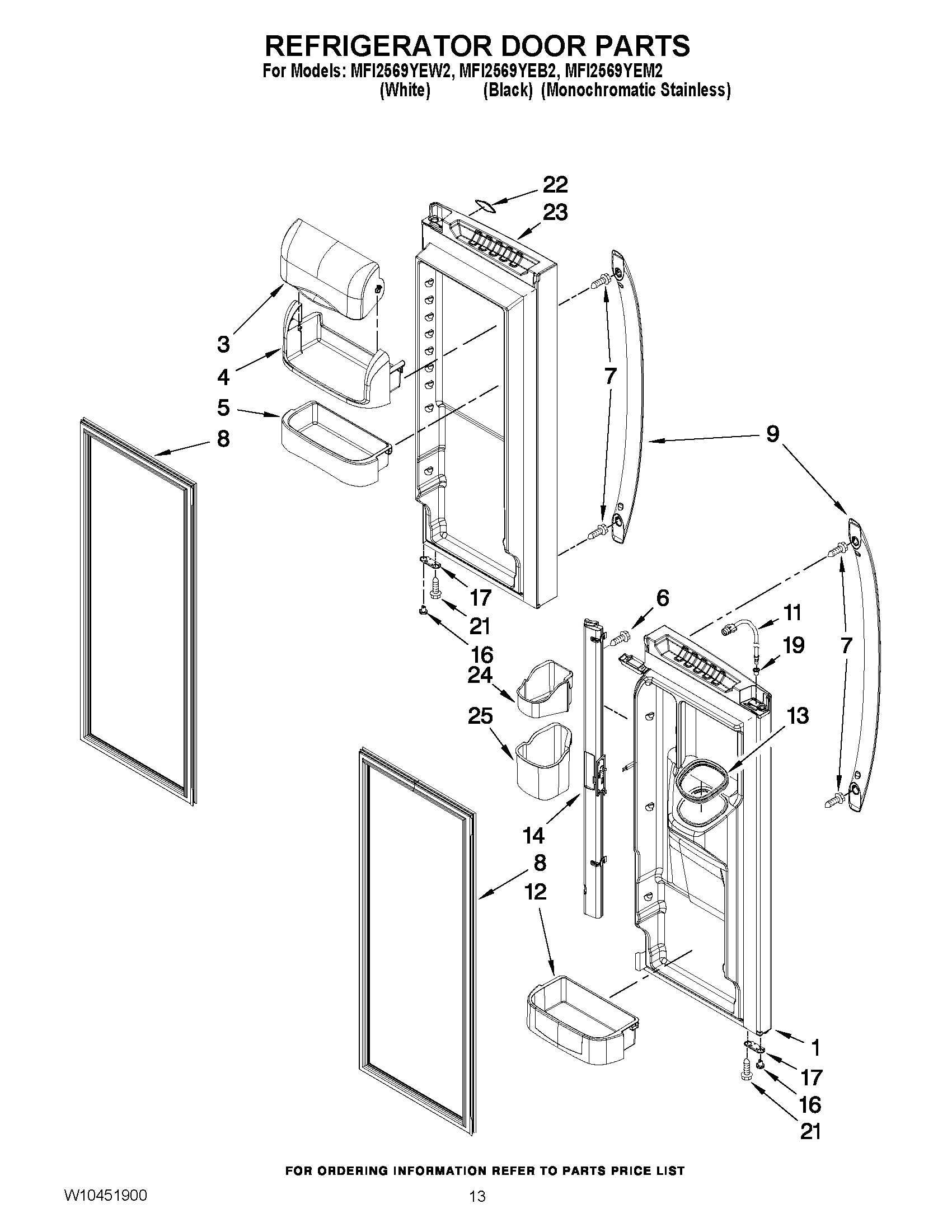 07 - REFRIGERATOR DOOR PARTS