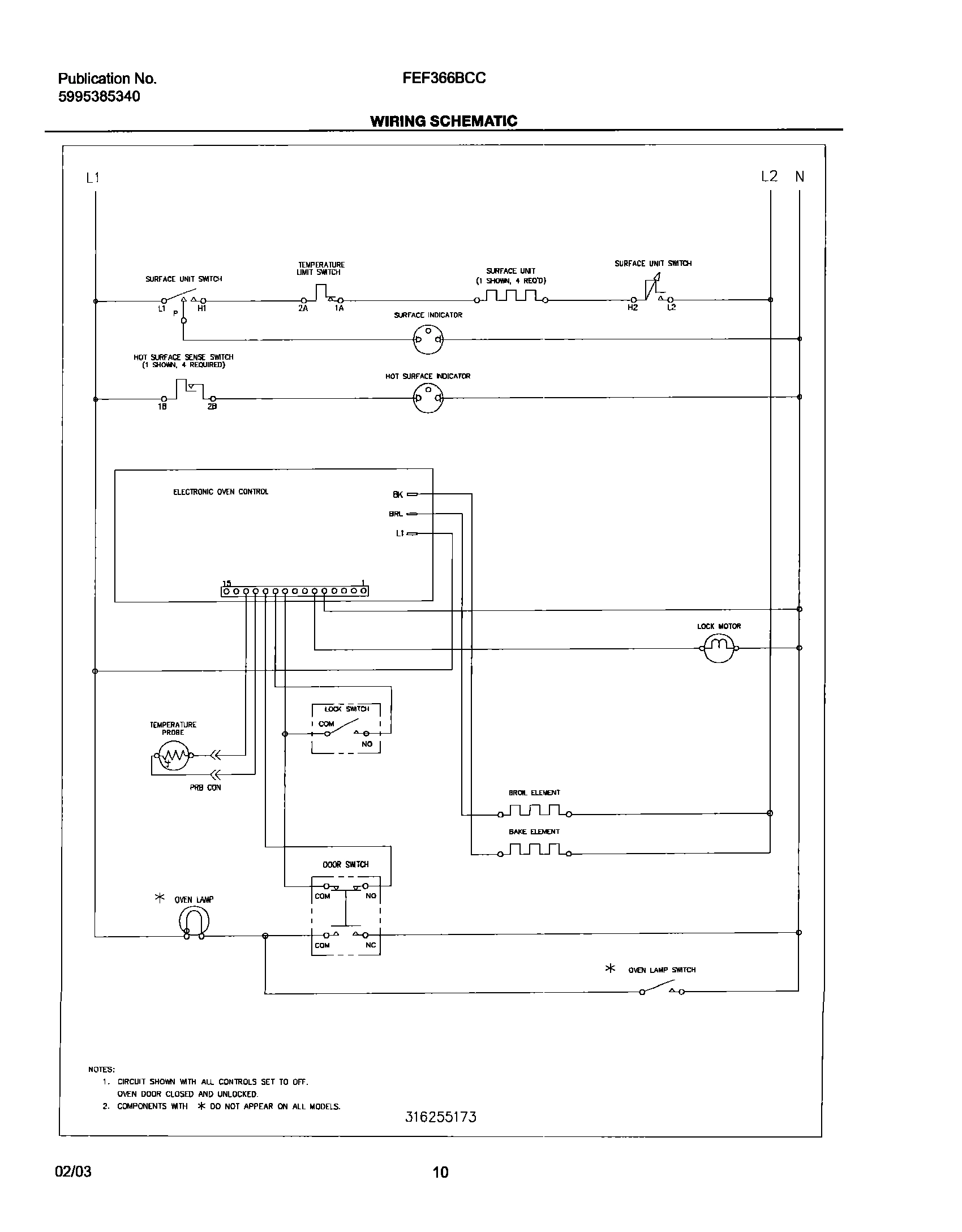 10 - WIRING SCHEMATIC