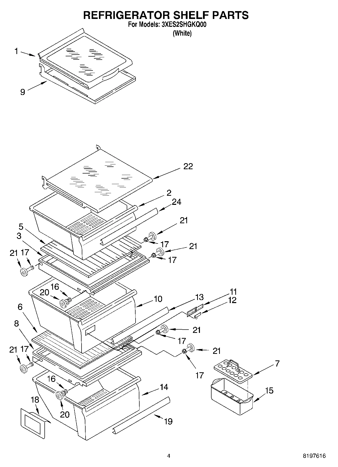 03 - REFRIGERATOR SHELF