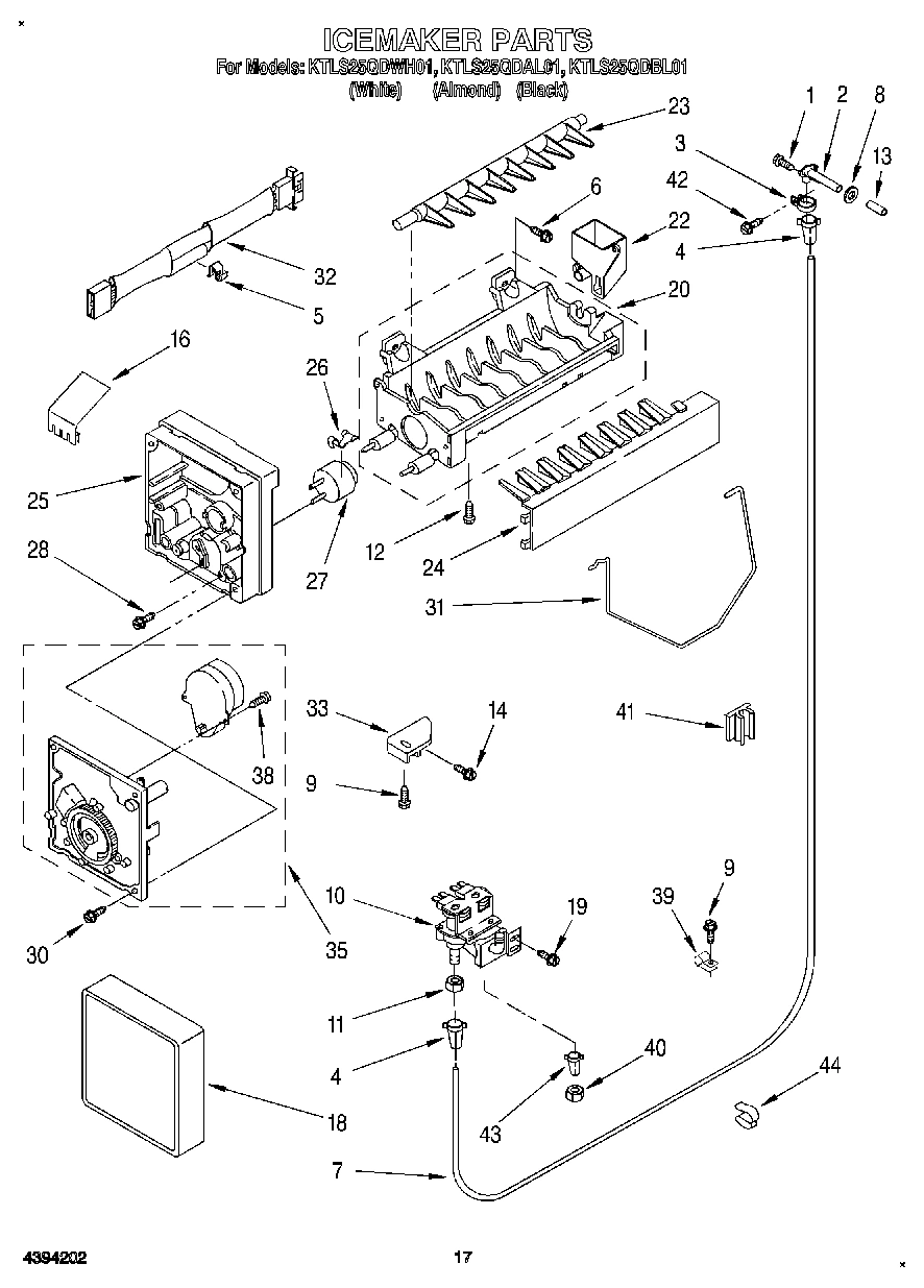 10 - ICEMAKER, LIT/OPTIONAL