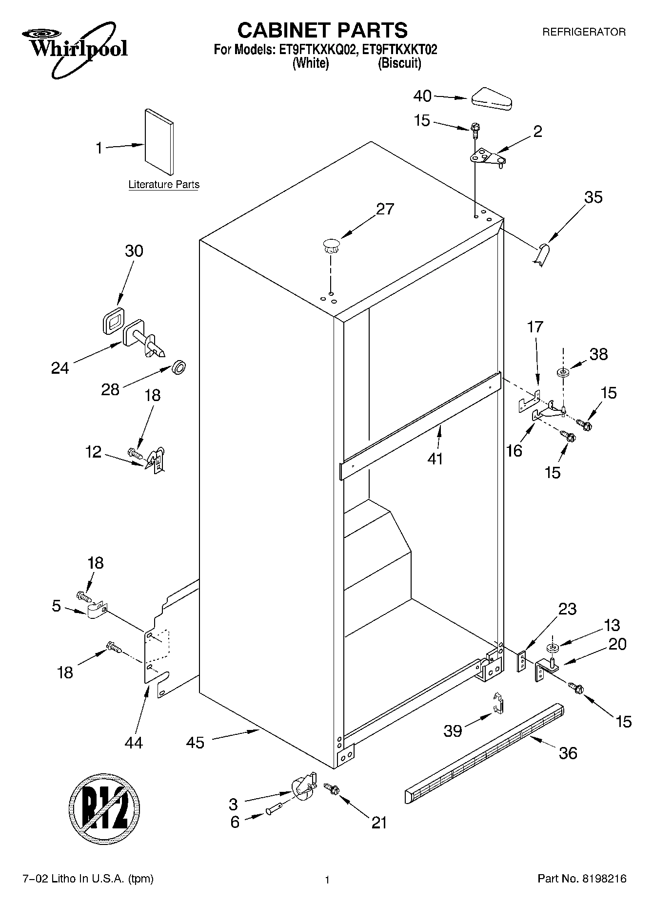 01 - CABINET, LITERATURE