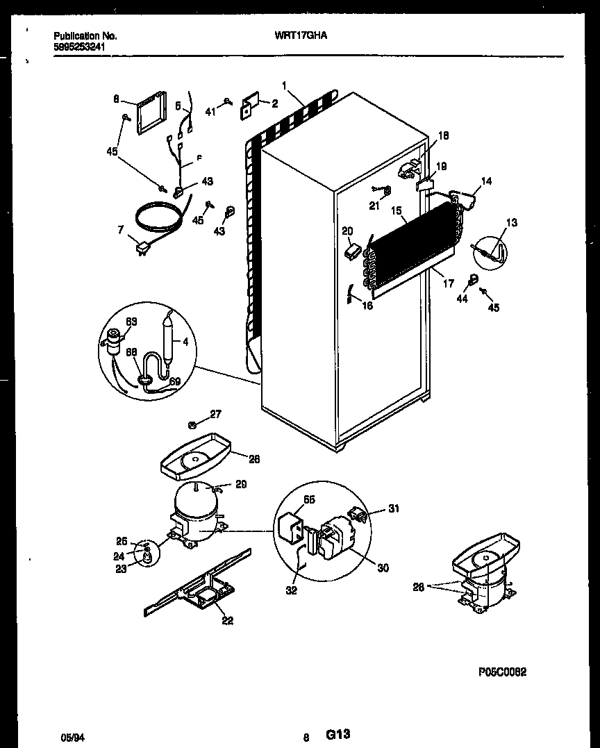 05 - SYSTEM AND AUTOMATIC DEFROST PARTS